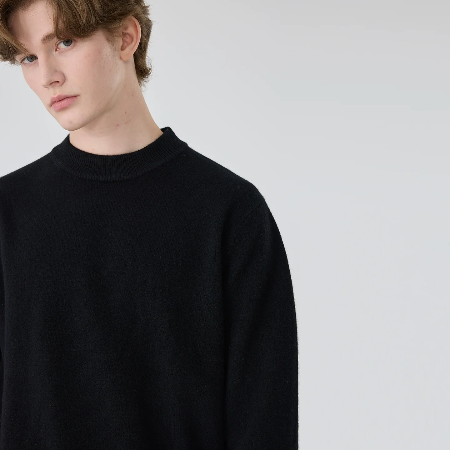 Pure Wool Mock-Neck Sweater - Image 6