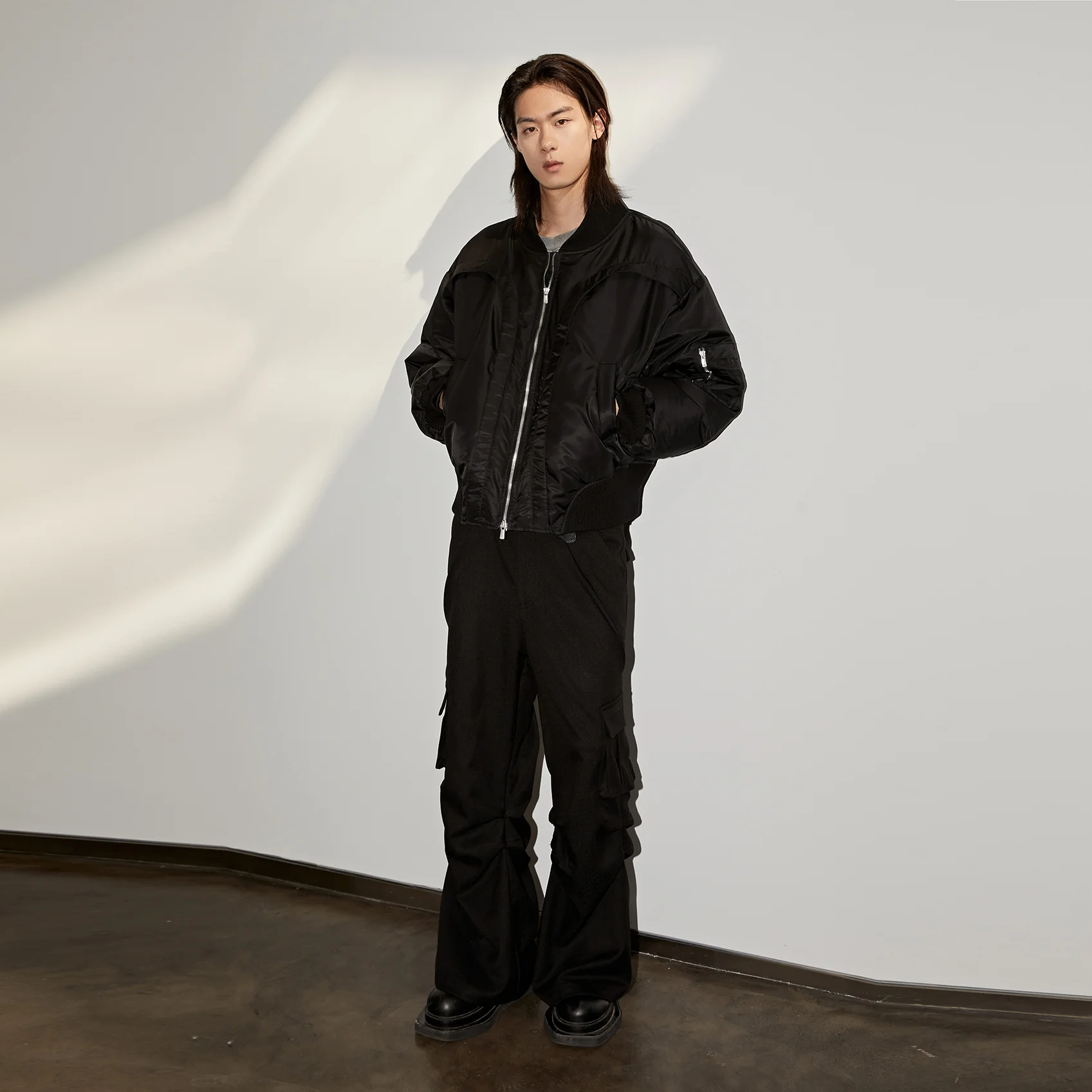 Quilted Bomber Jacket - Image 3