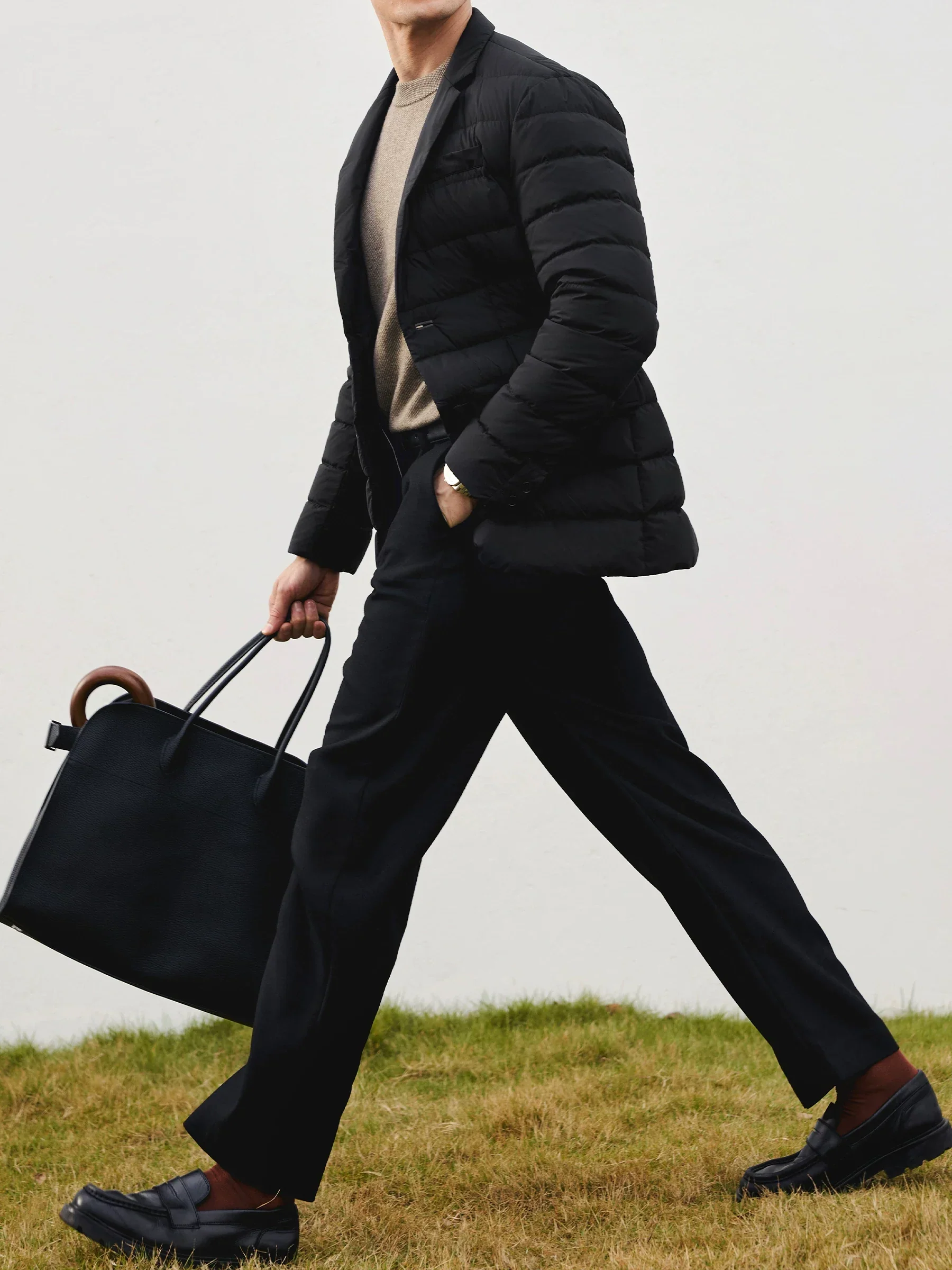 Quilted Down Blazer - Image 2
