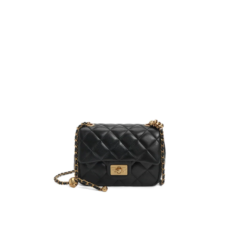 Quilted Flap Chain Bag - Image 2