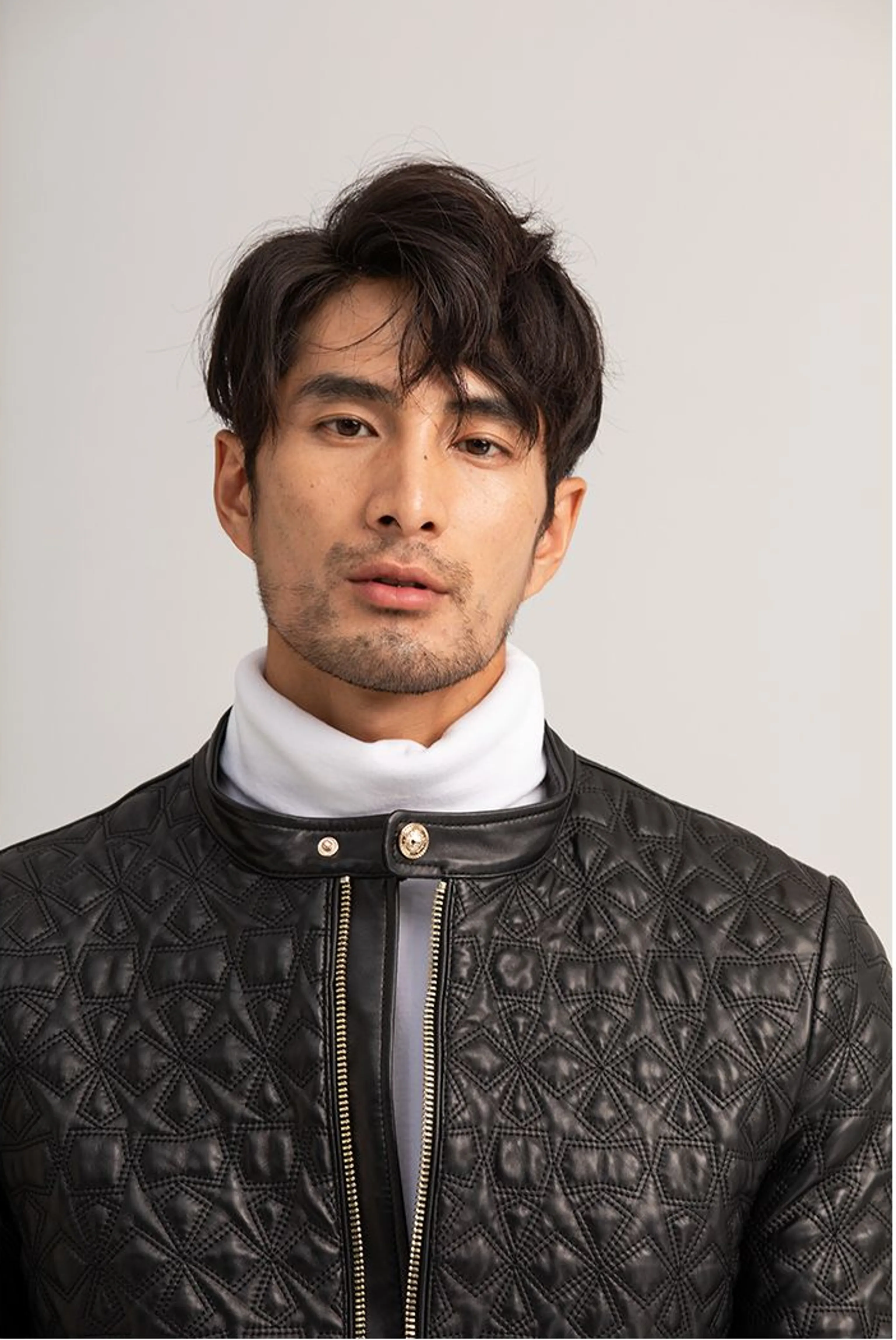 Quilted Lambskin Moto Jacket - Image 6