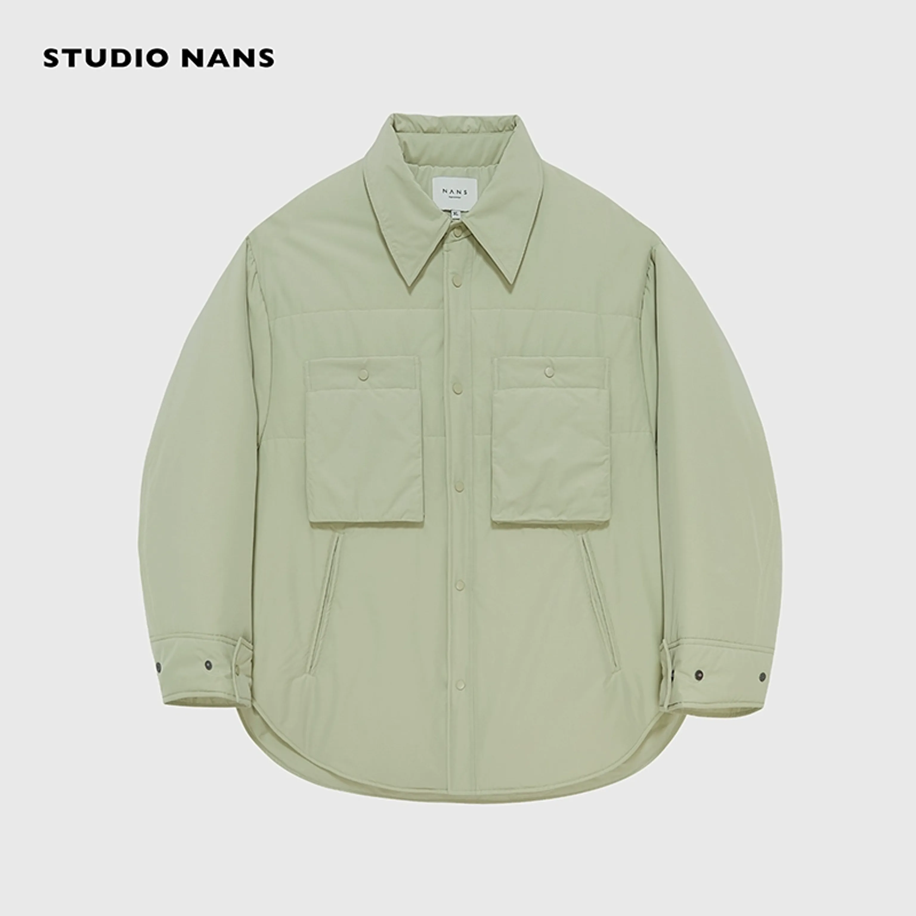 Quilted Overshirt Jacket - Image 6