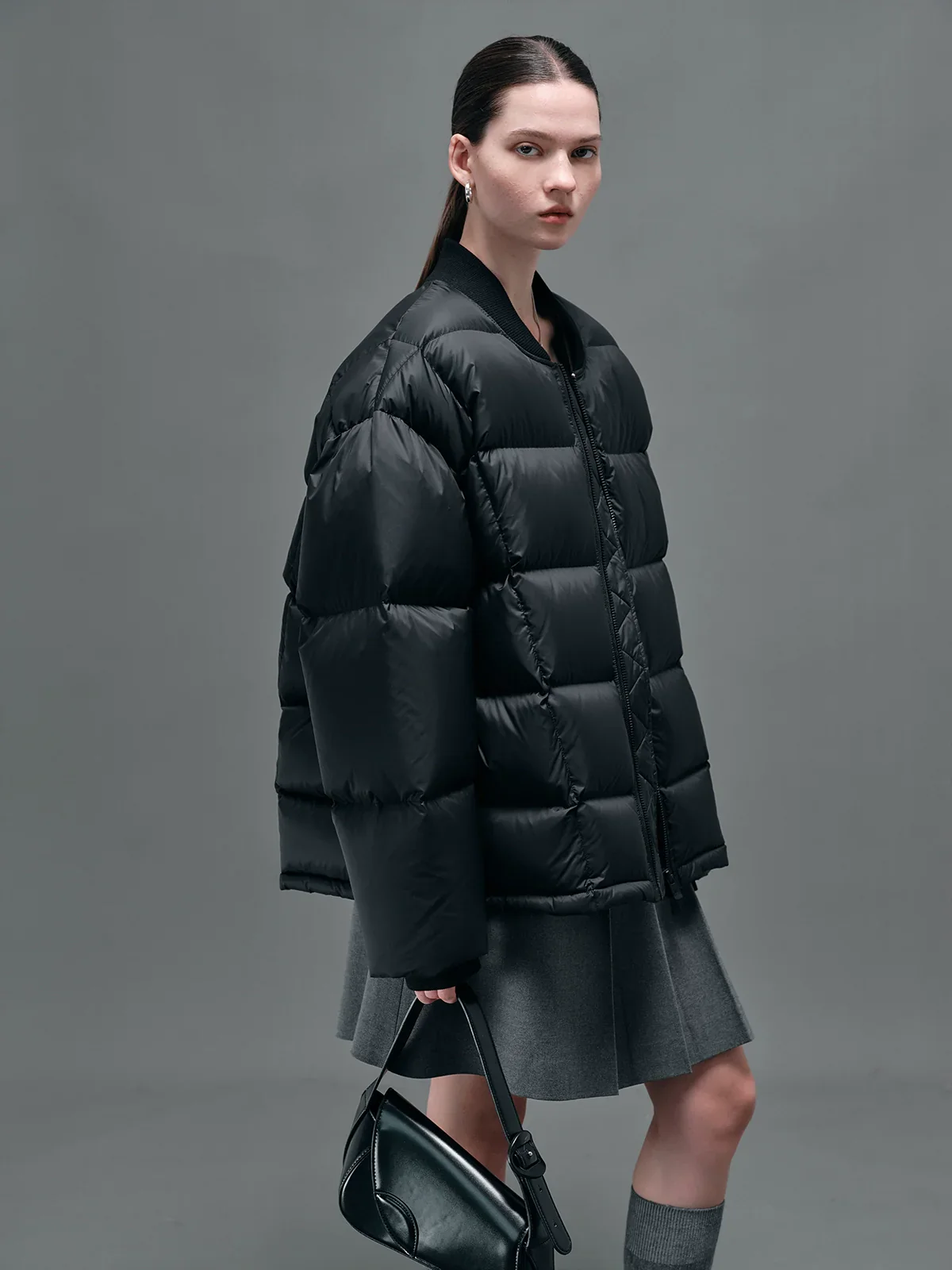Quilted Puffer Jacket - Image 3