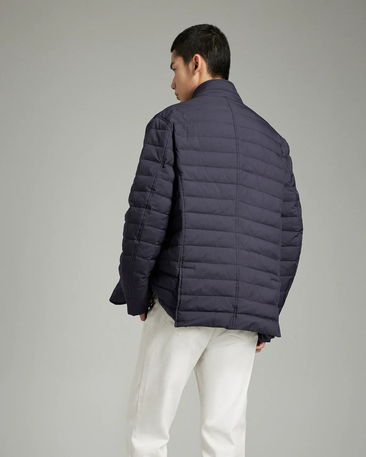 Quilted Stand-Collar Jacket - Image 3