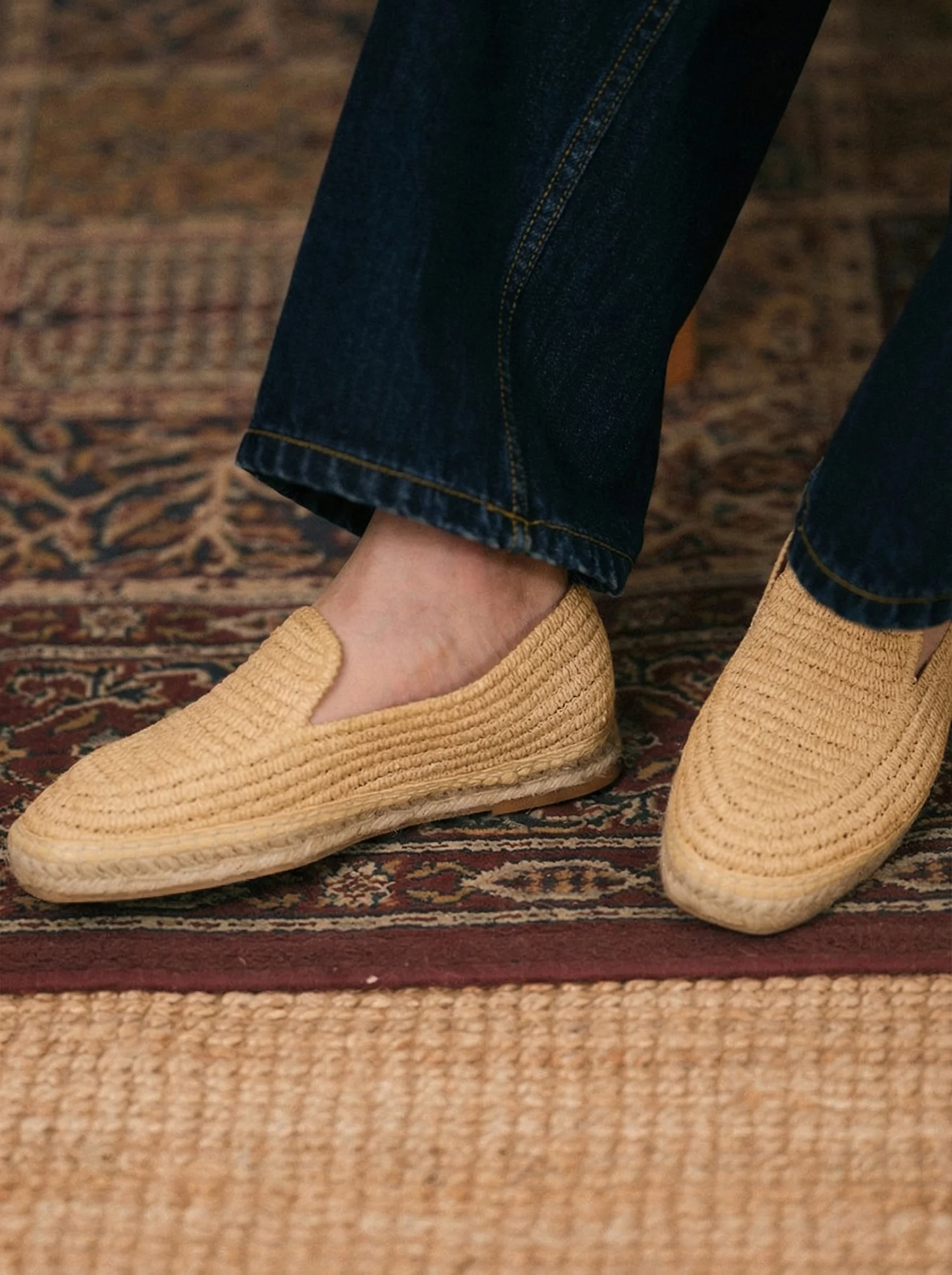 Raffia Slip-On Espadrilles - Image 3