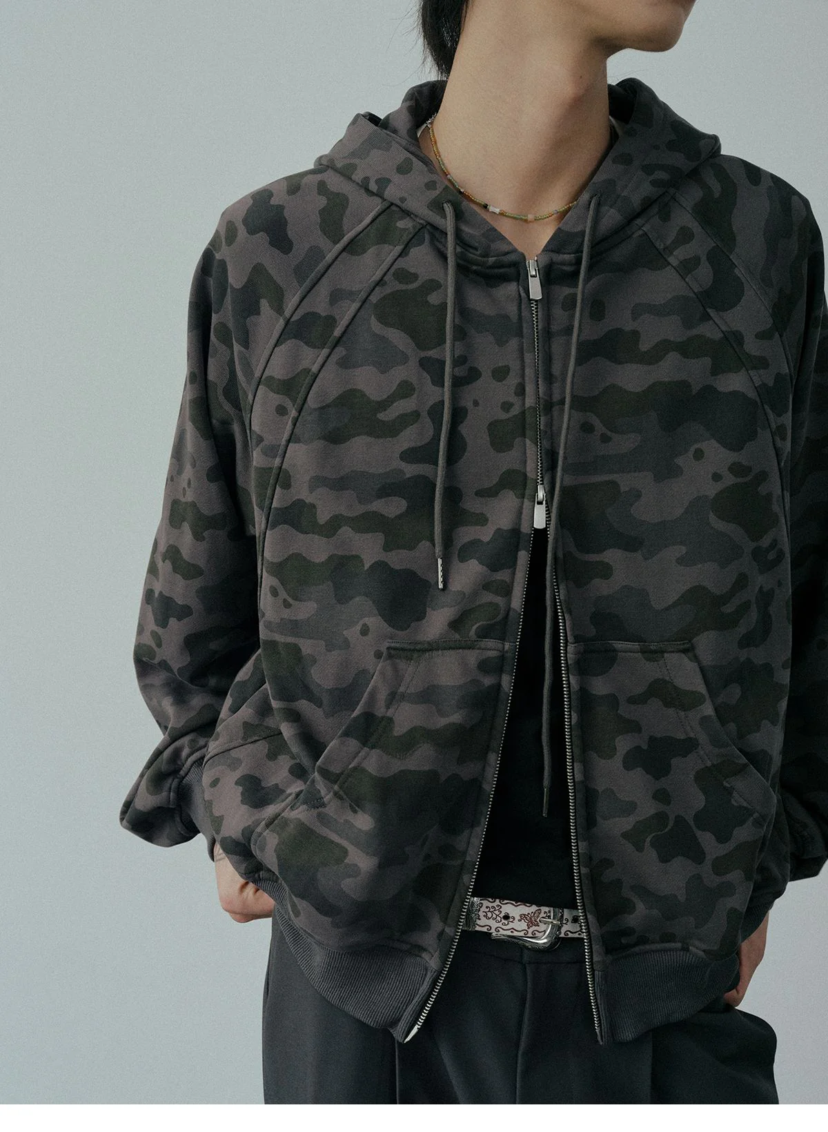 Raglan Camouflage Hoodie - Image 5