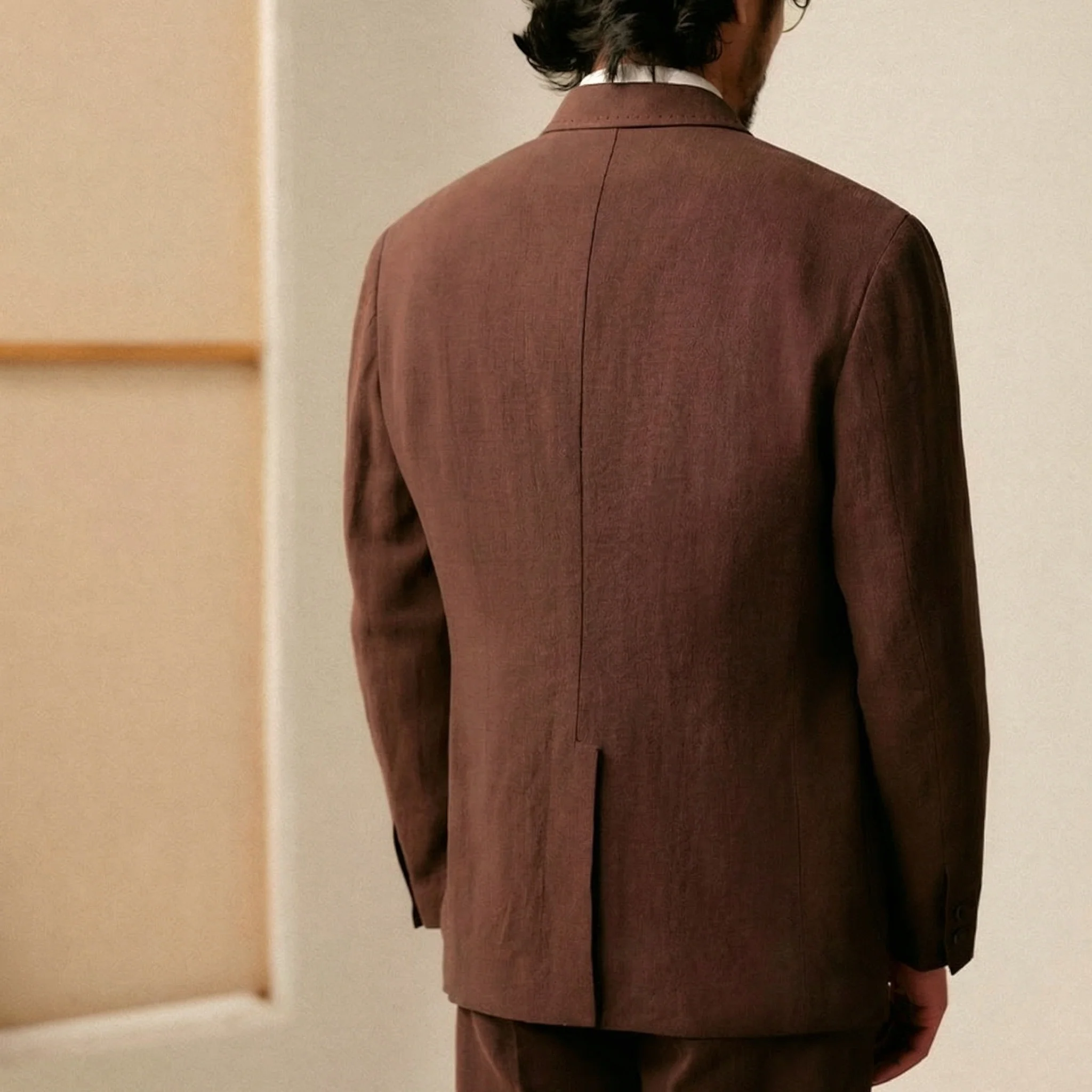 Ramie Tencel Three-Piece Suit - Image 4