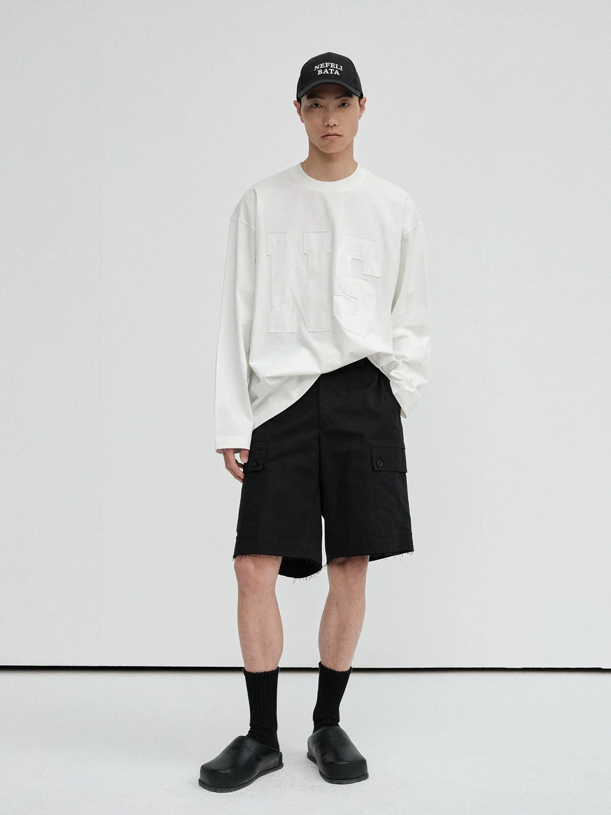 Raw-Edge Cargo Pants - Image 5