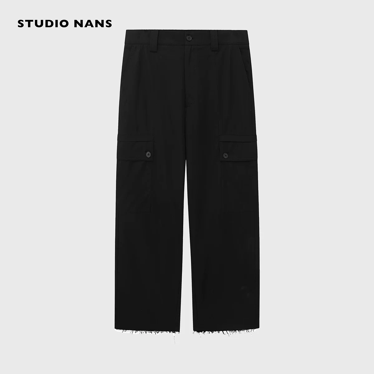 Raw-Edge Cargo Pants - Image 7
