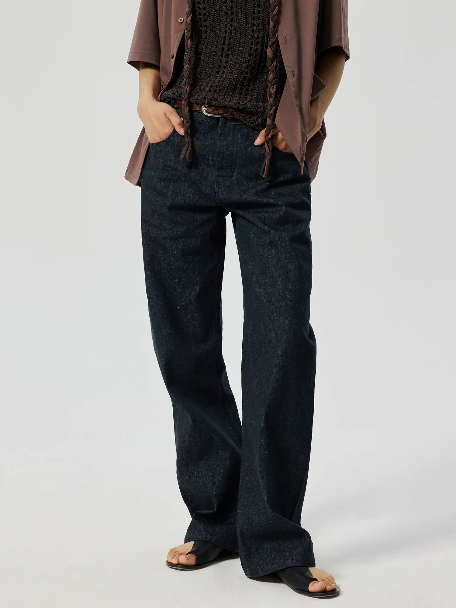 Raw Selvedge Straight Jeans