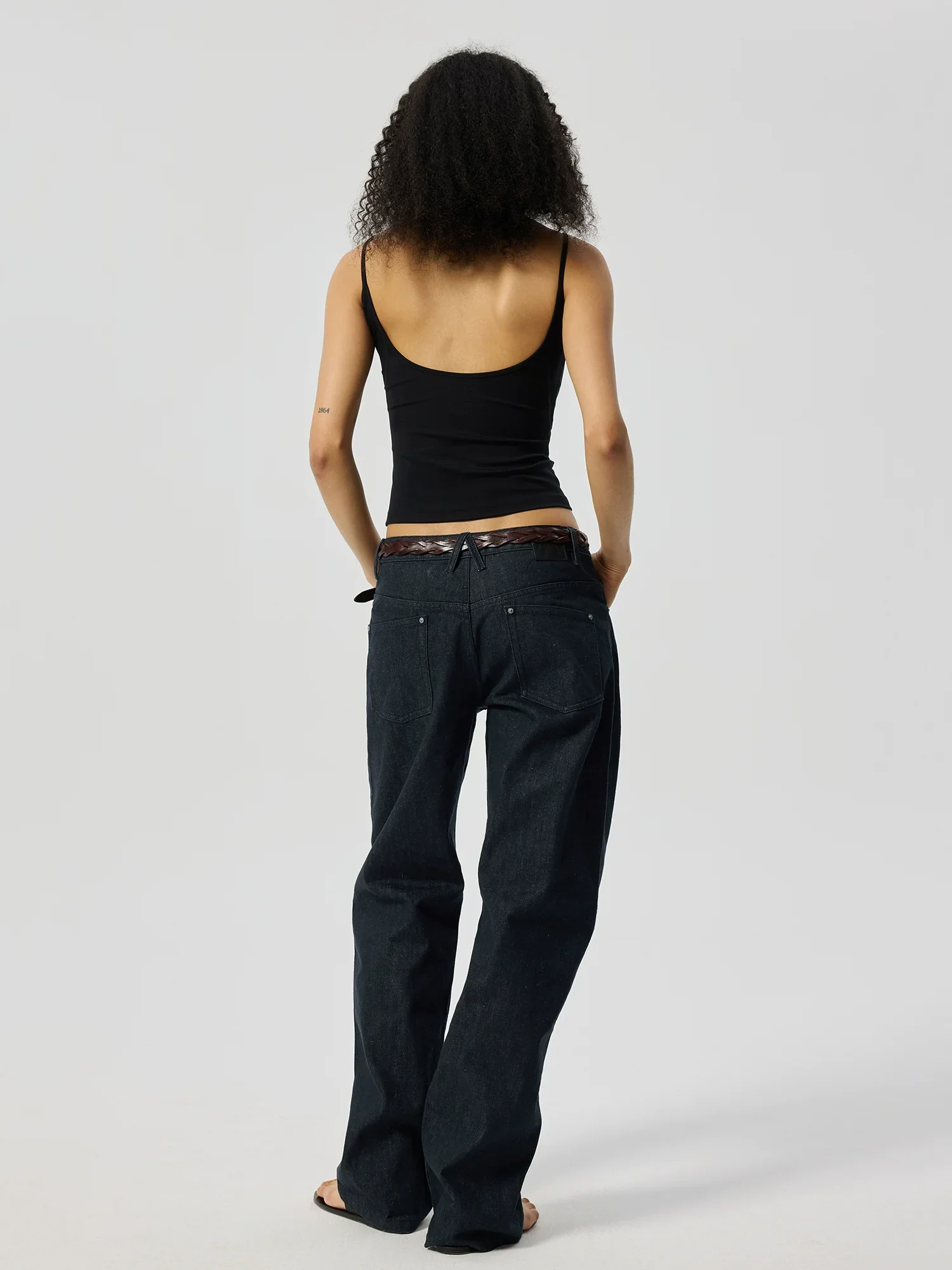 Raw Selvedge Straight Jeans - Image 2