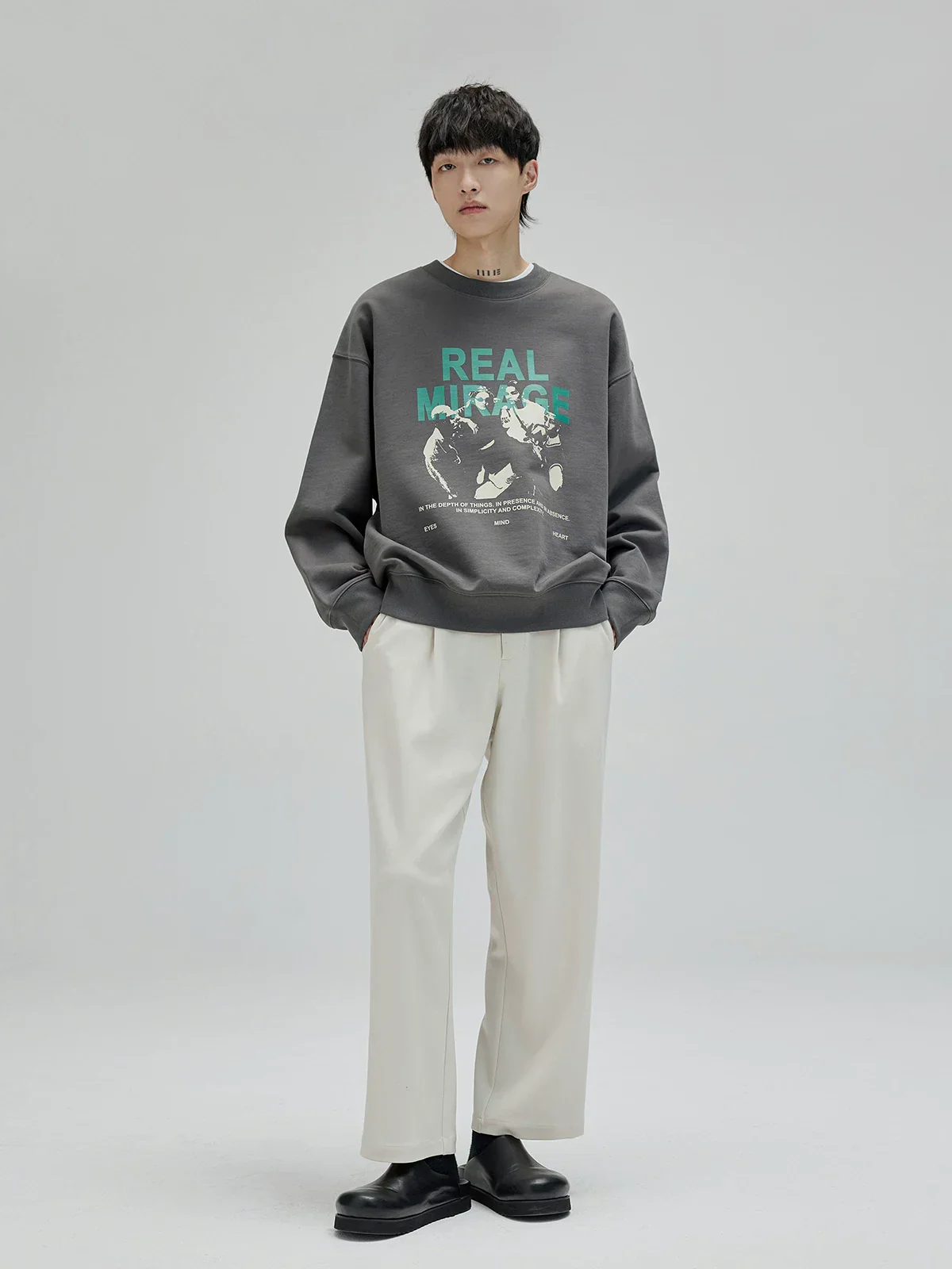 Real Mirage Heavyweight Terry Crewneck - Image 2