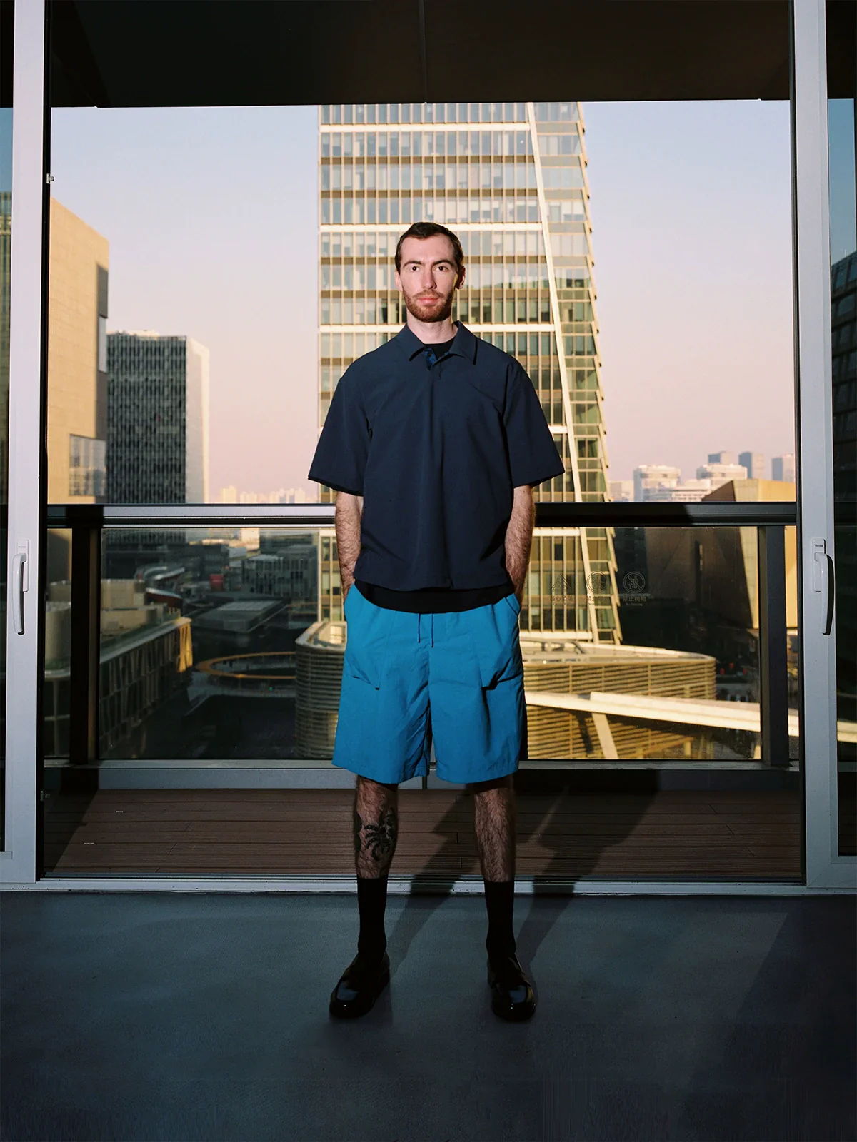 Recycled Nylon Drawstring Shorts - Image 2