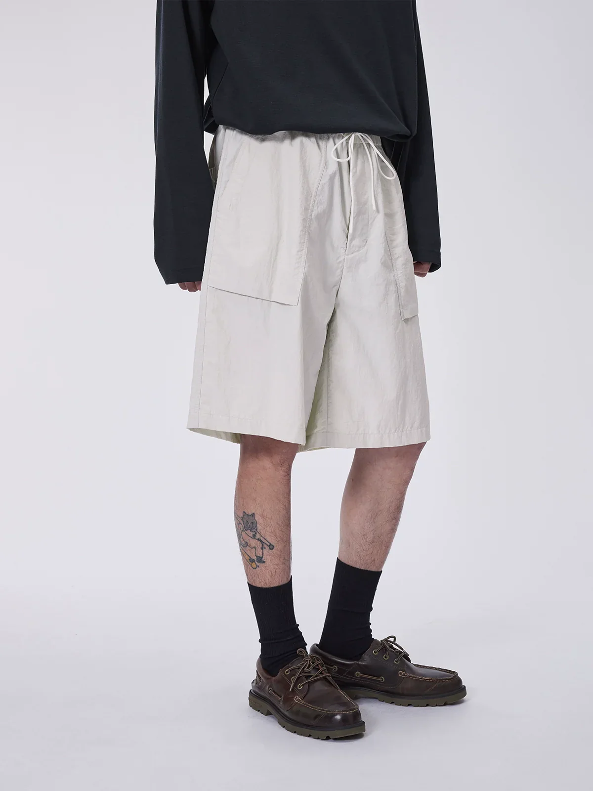 Recycled Nylon Drawstring Shorts - Image 4