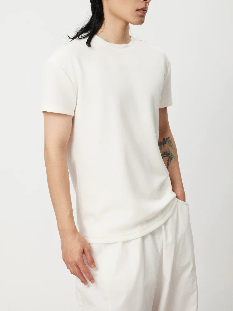 Refined Stretch Crewneck Tee - Image 4