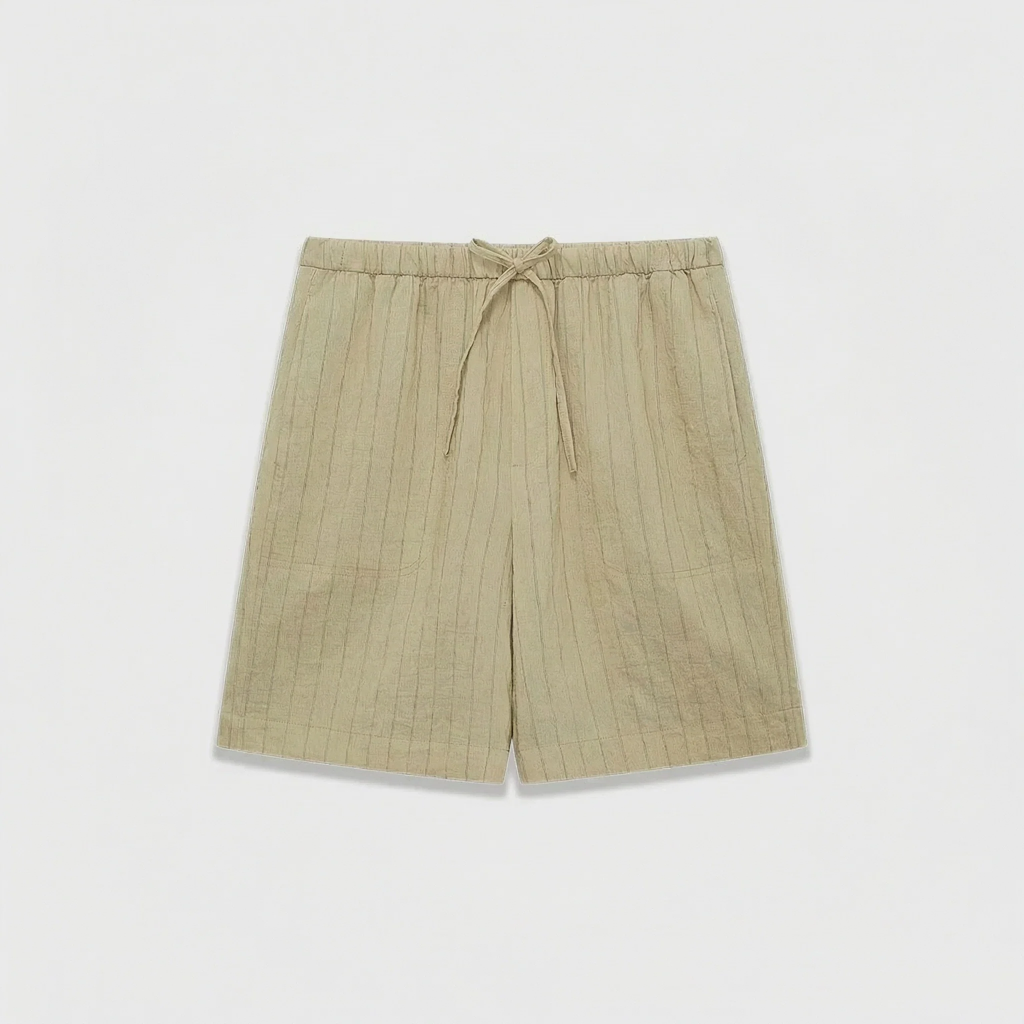 Relaxed Linen-Blend Shirt & Shorts Set - Image 9