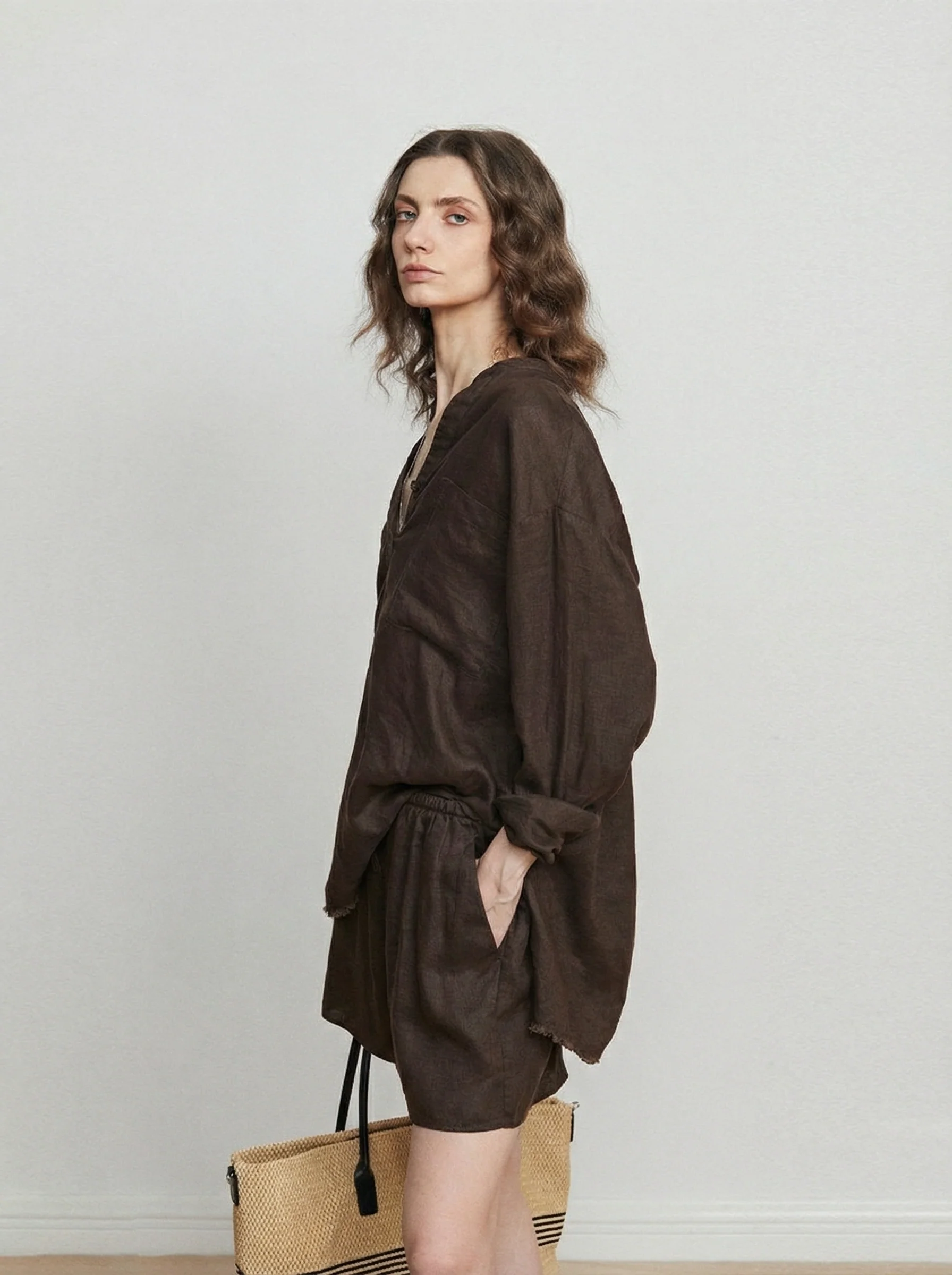 Relaxed Linen Shirt & Shorts Set - Image 4
