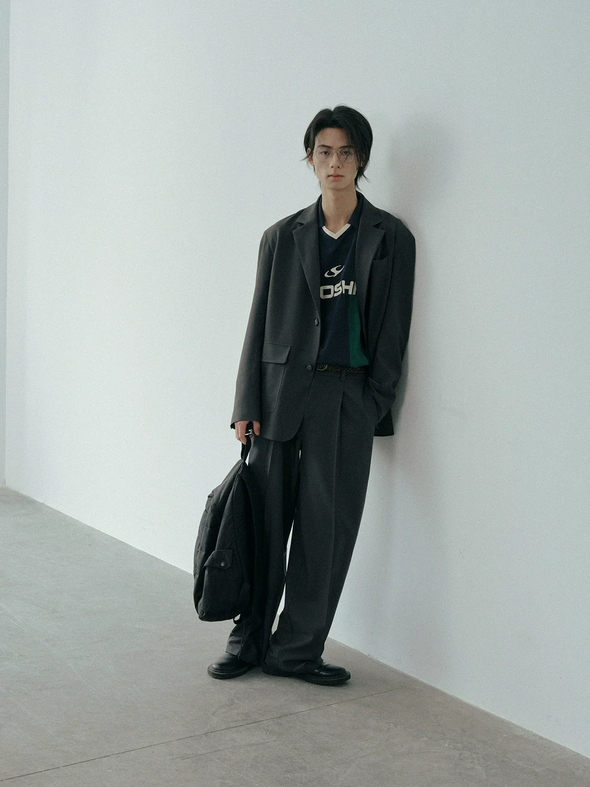 Relaxed Straight Tapered Trousers - Image 2