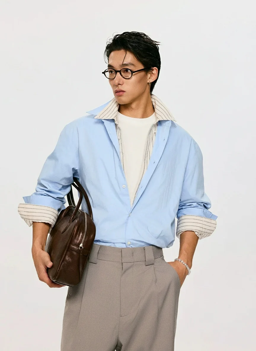 Relaxed T400 Poplin Shirt - Image 7