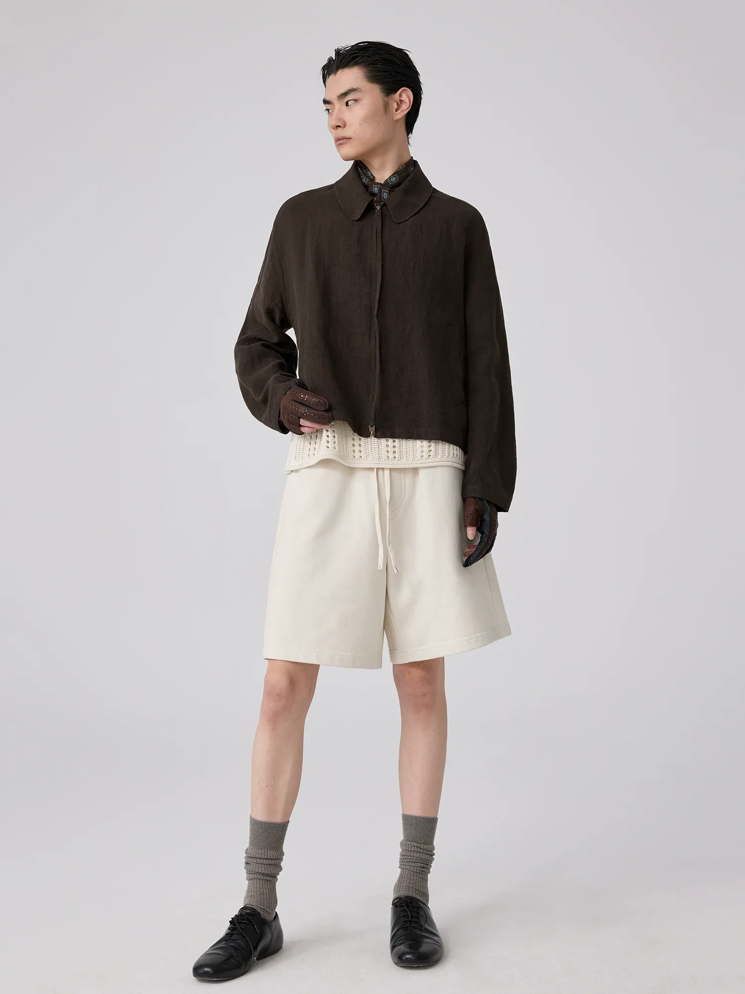 Relaxed Terry Knit Shorts - Image 2