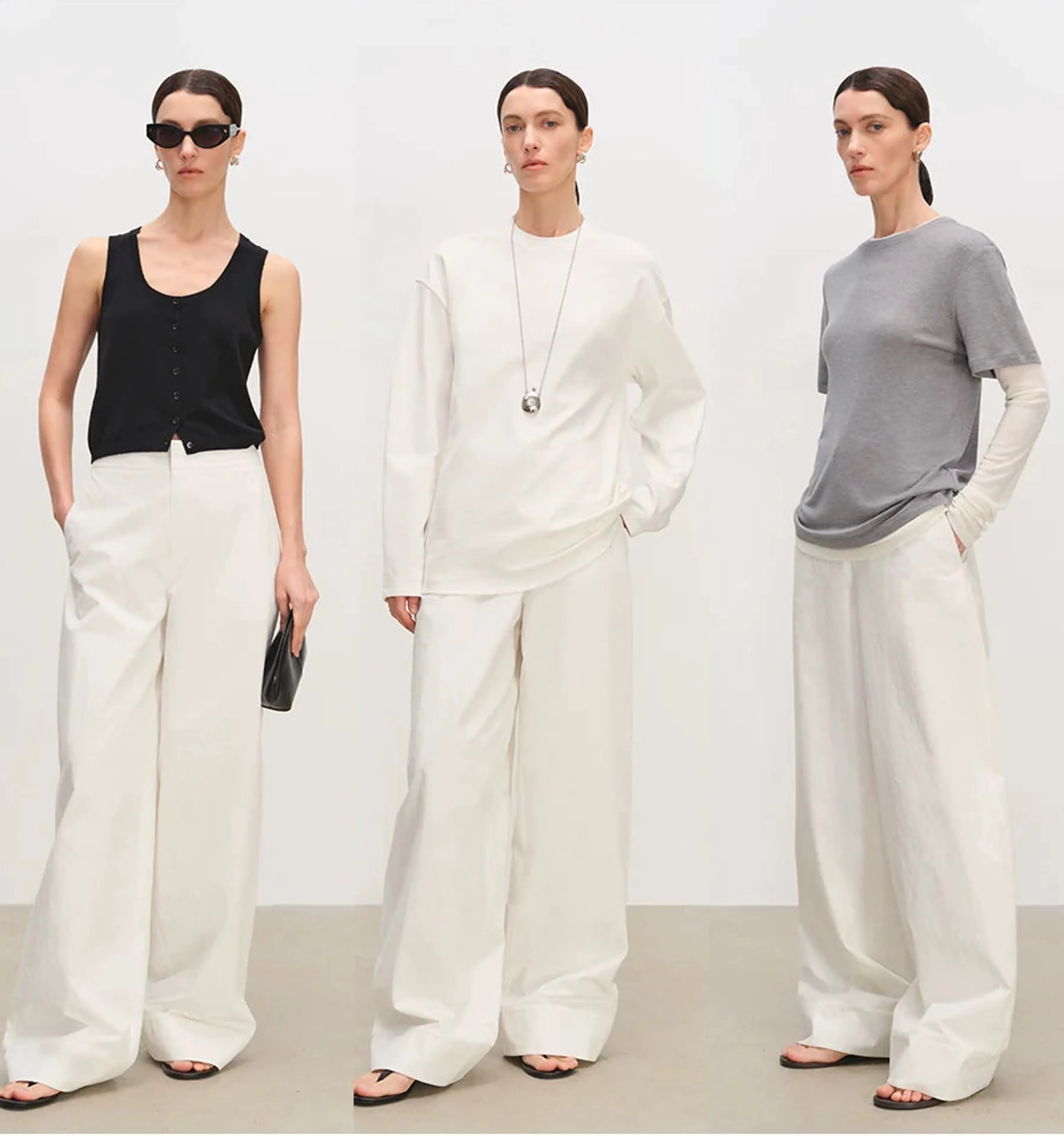 Relaxed Wide-Leg Cotton Trousers - Image 4
