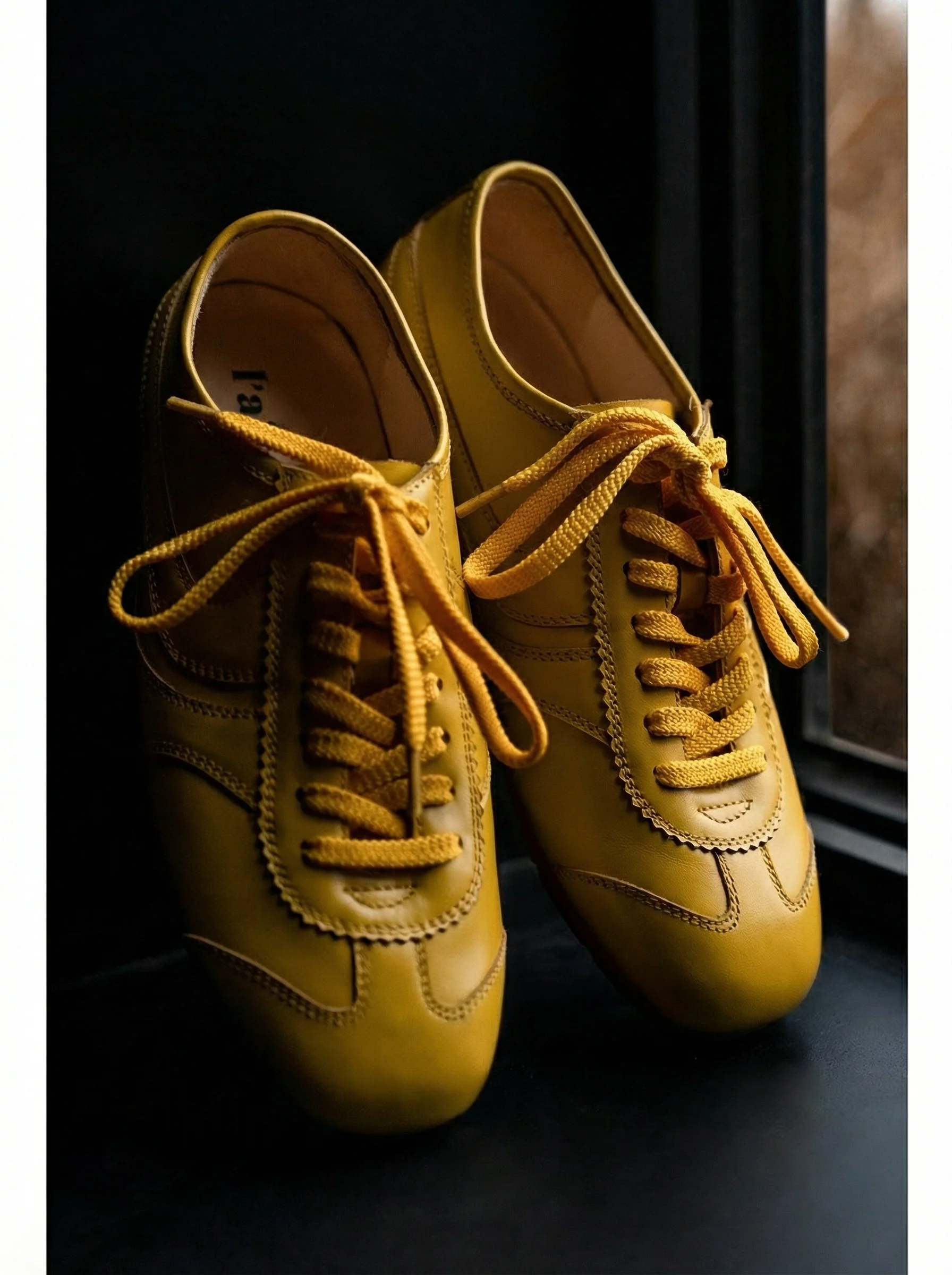 Replica Time Leather Sneakers
