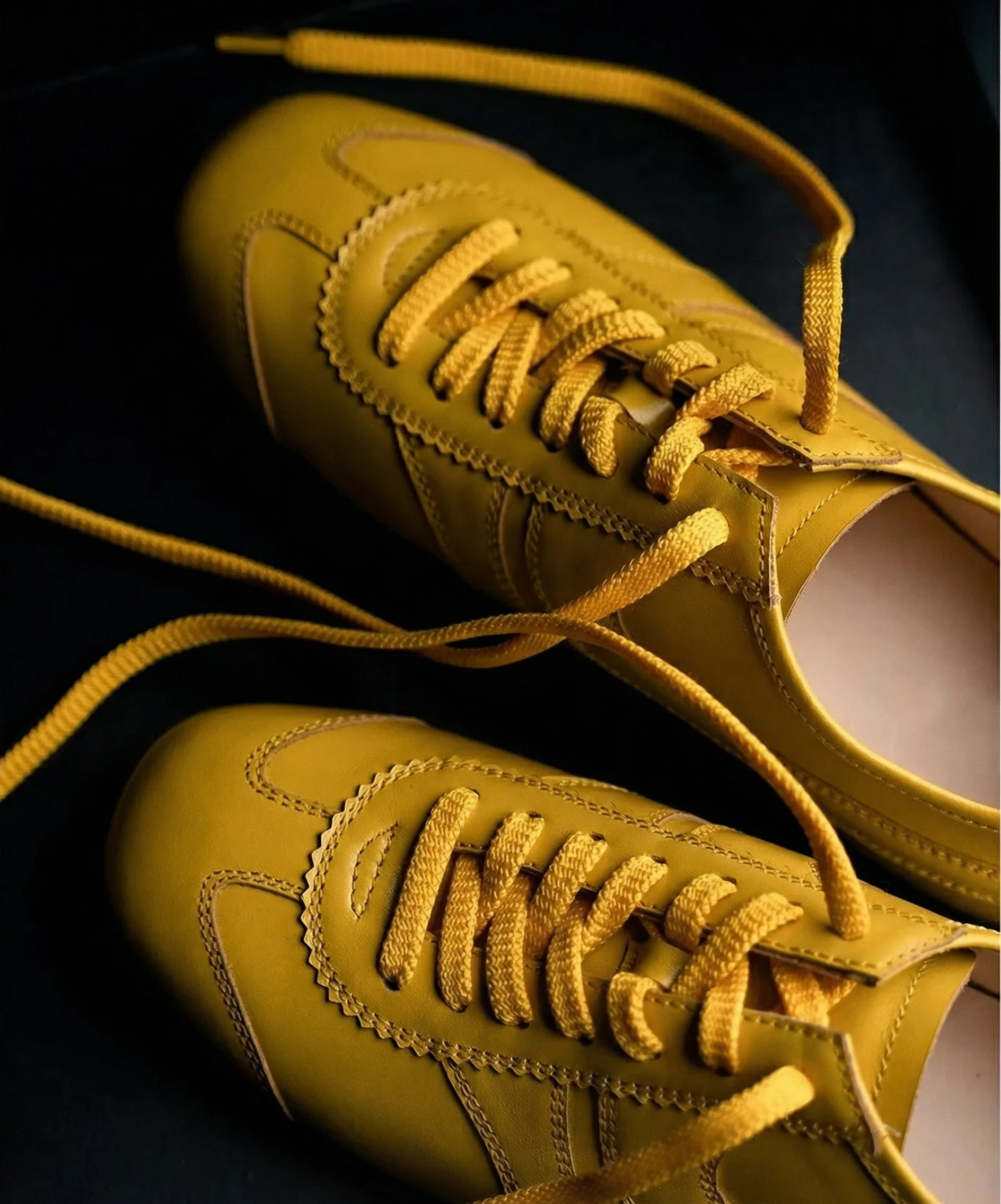 Replica Time Leather Sneakers - Image 5