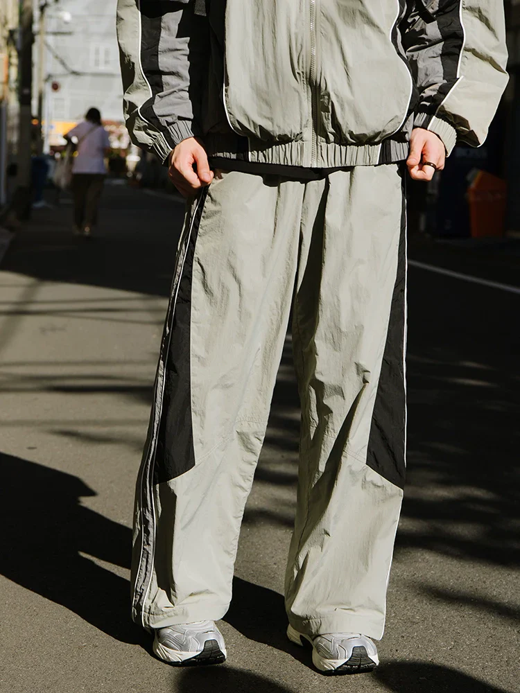 Retro Color-Block Track Pants - Image 2