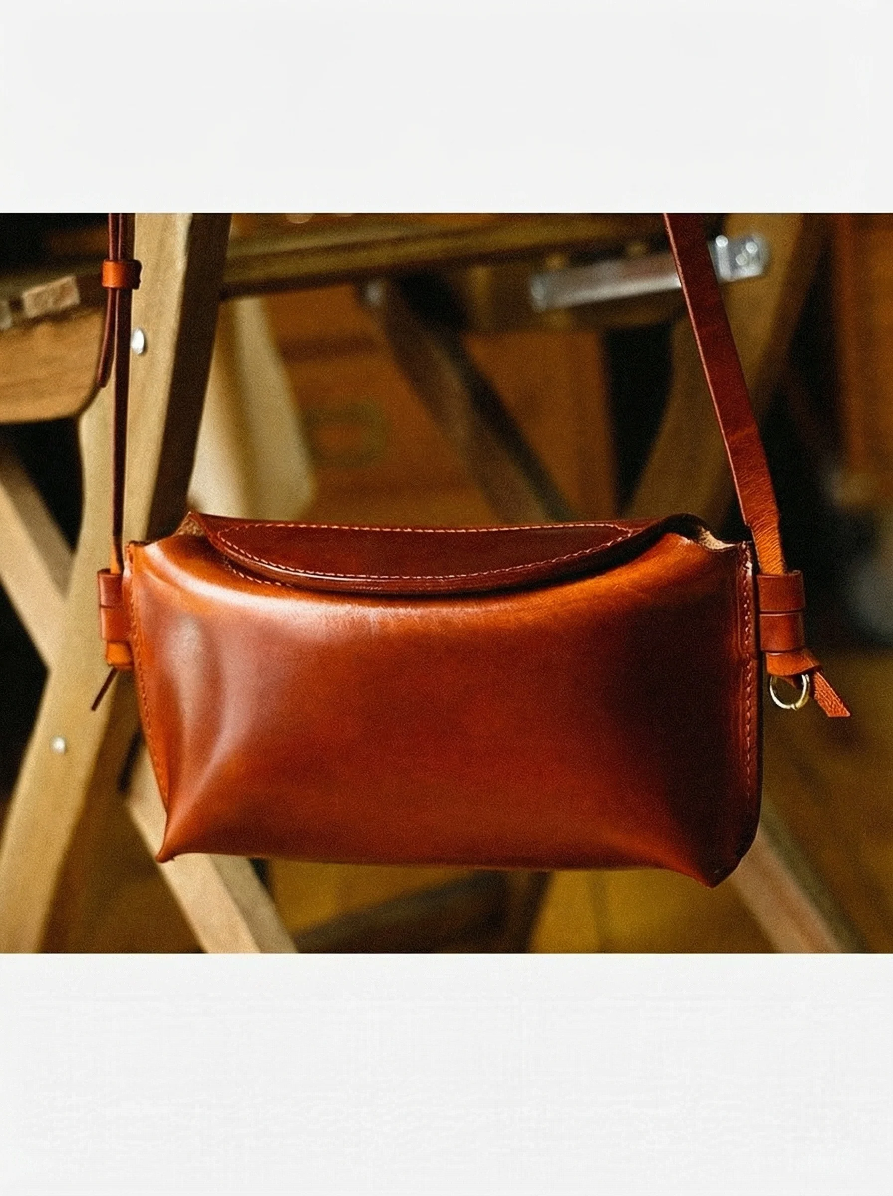 Retro Cowhide Shoulder Bag