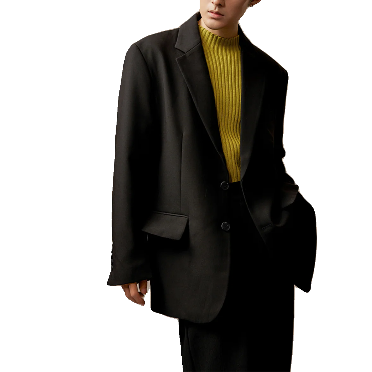 Retro Drape Blazer - Image 5
