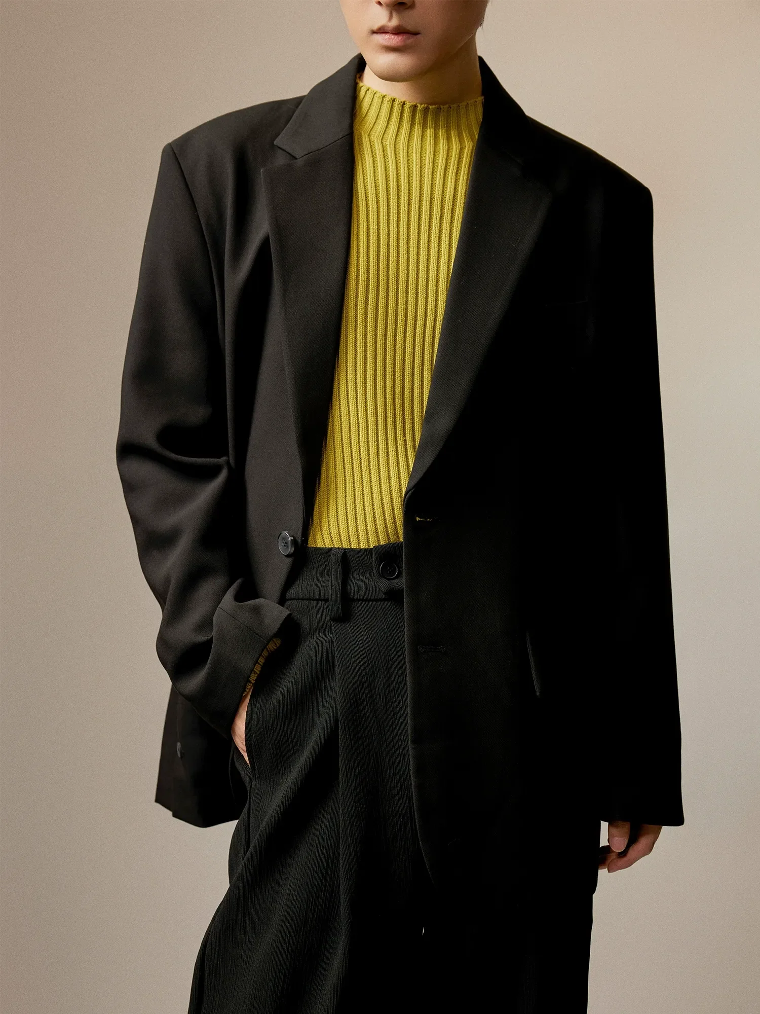 Retro Drape Blazer - Image 6