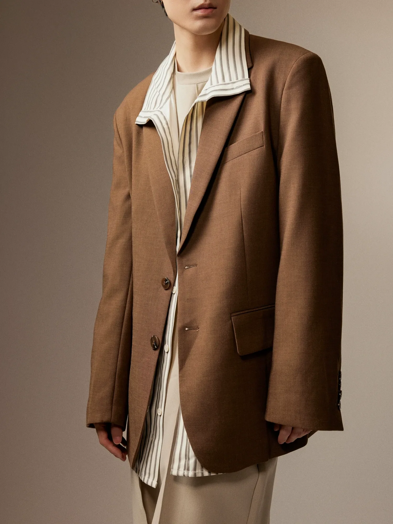 Retro Drape Blazer - Image 7