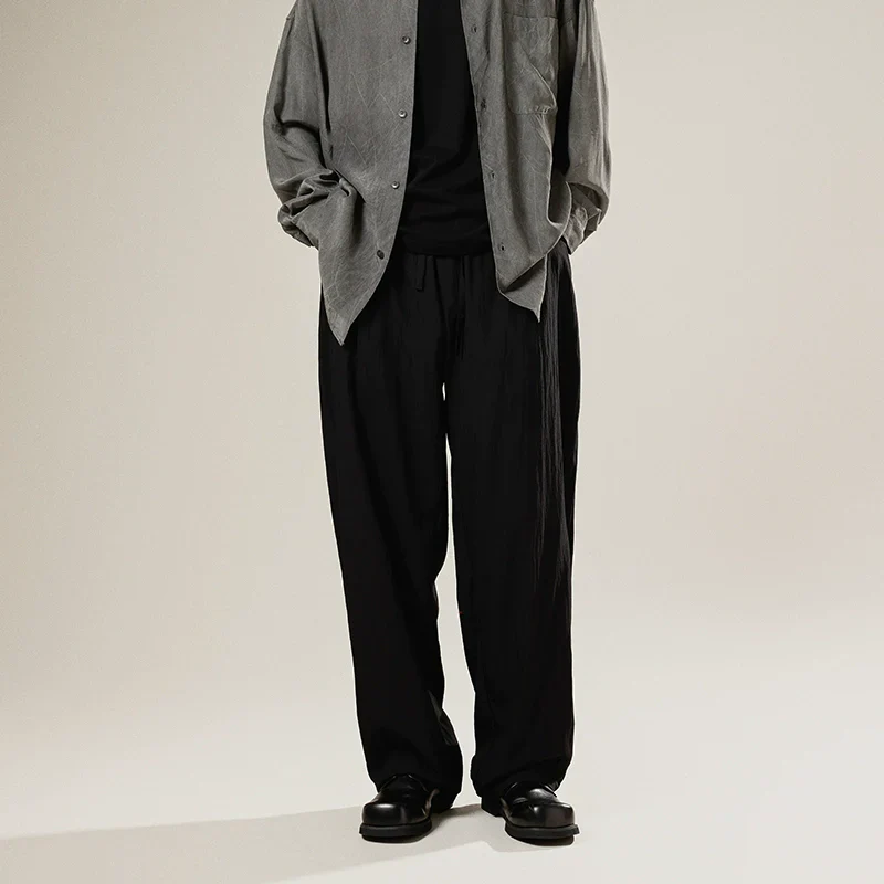 Retro Drape Loose Trousers - Image 2