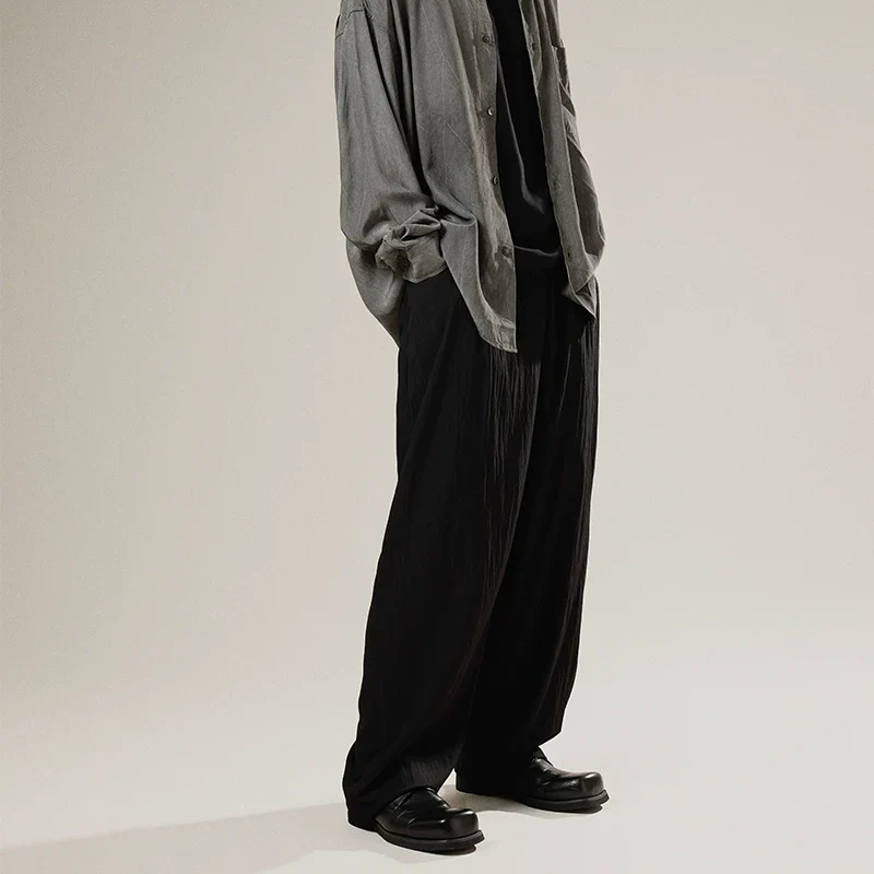 Retro Drape Loose Trousers - Image 3