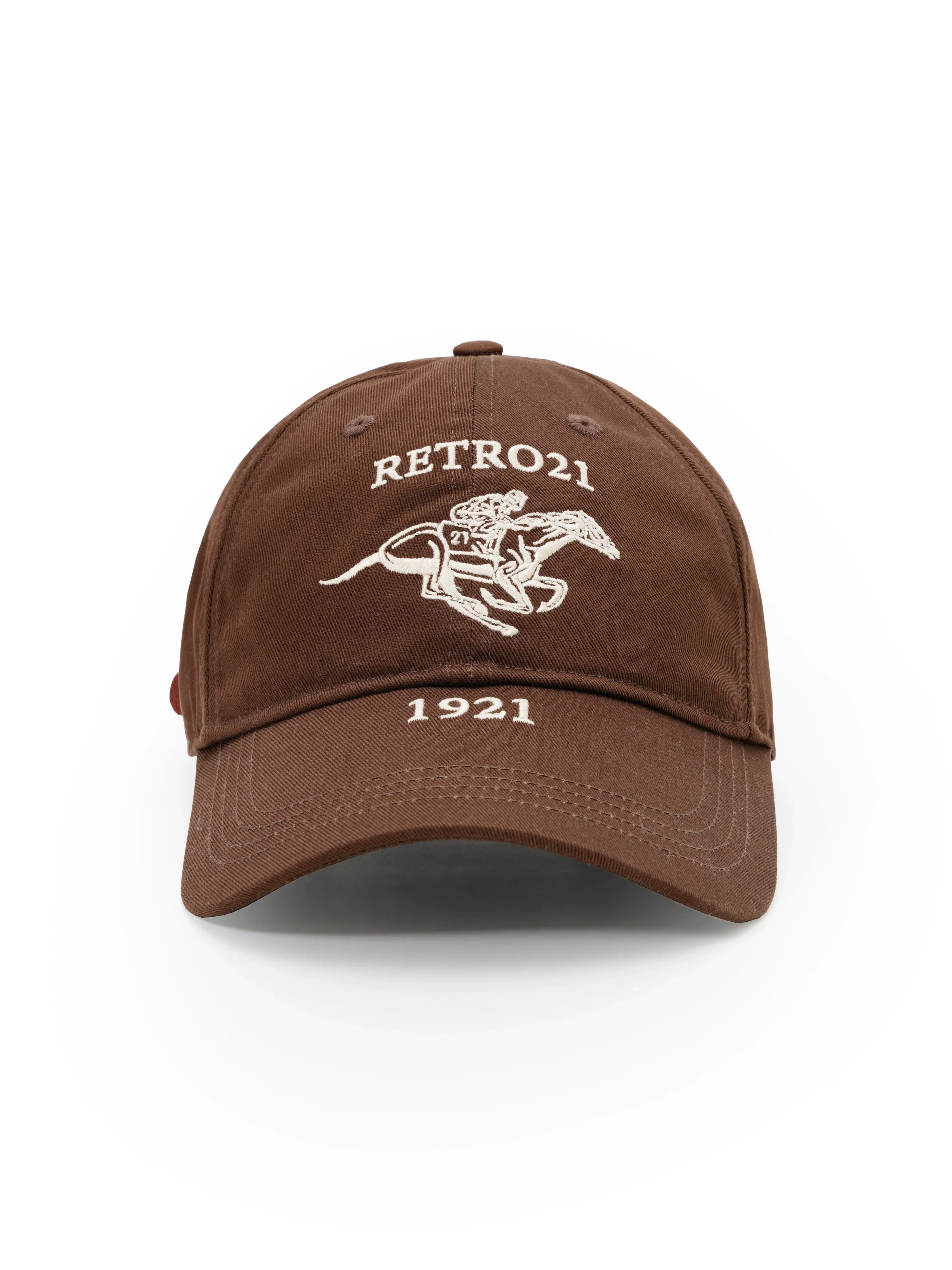 Retro Equestrian Embroidery Baseball Cap