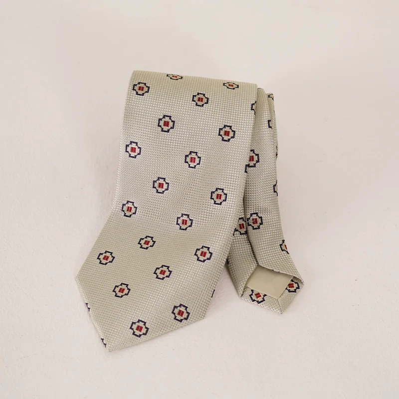 Retro Floral Necktie - Image 4