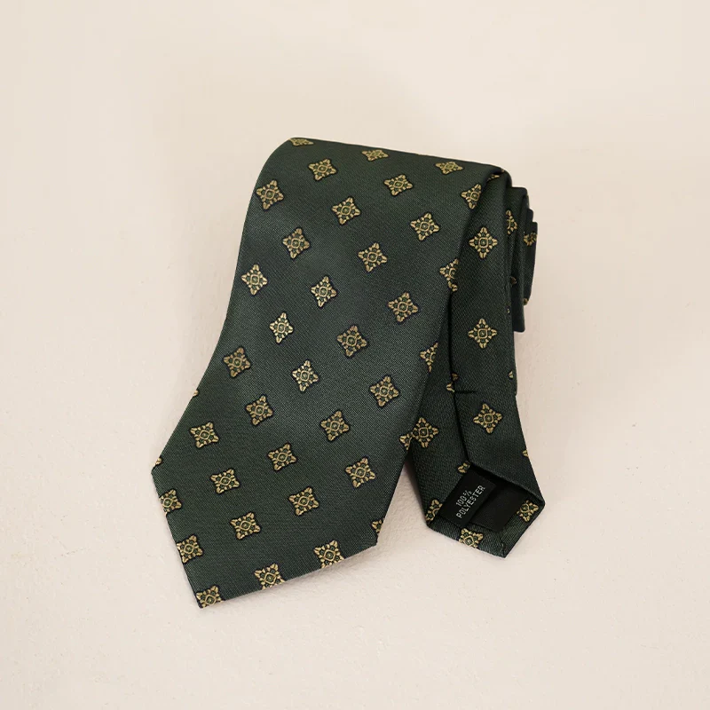 Retro Floral Necktie - Image 5