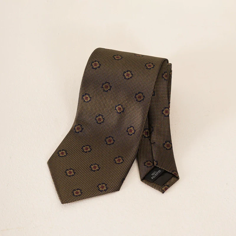 Retro Floral Necktie - Image 7
