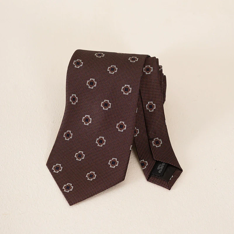 Retro Floral Necktie - Image 8