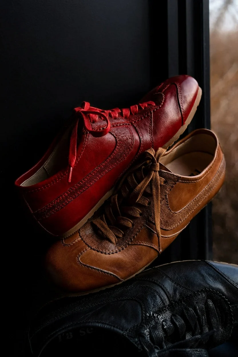 Retro GAT Leather Sneakers - Image 2