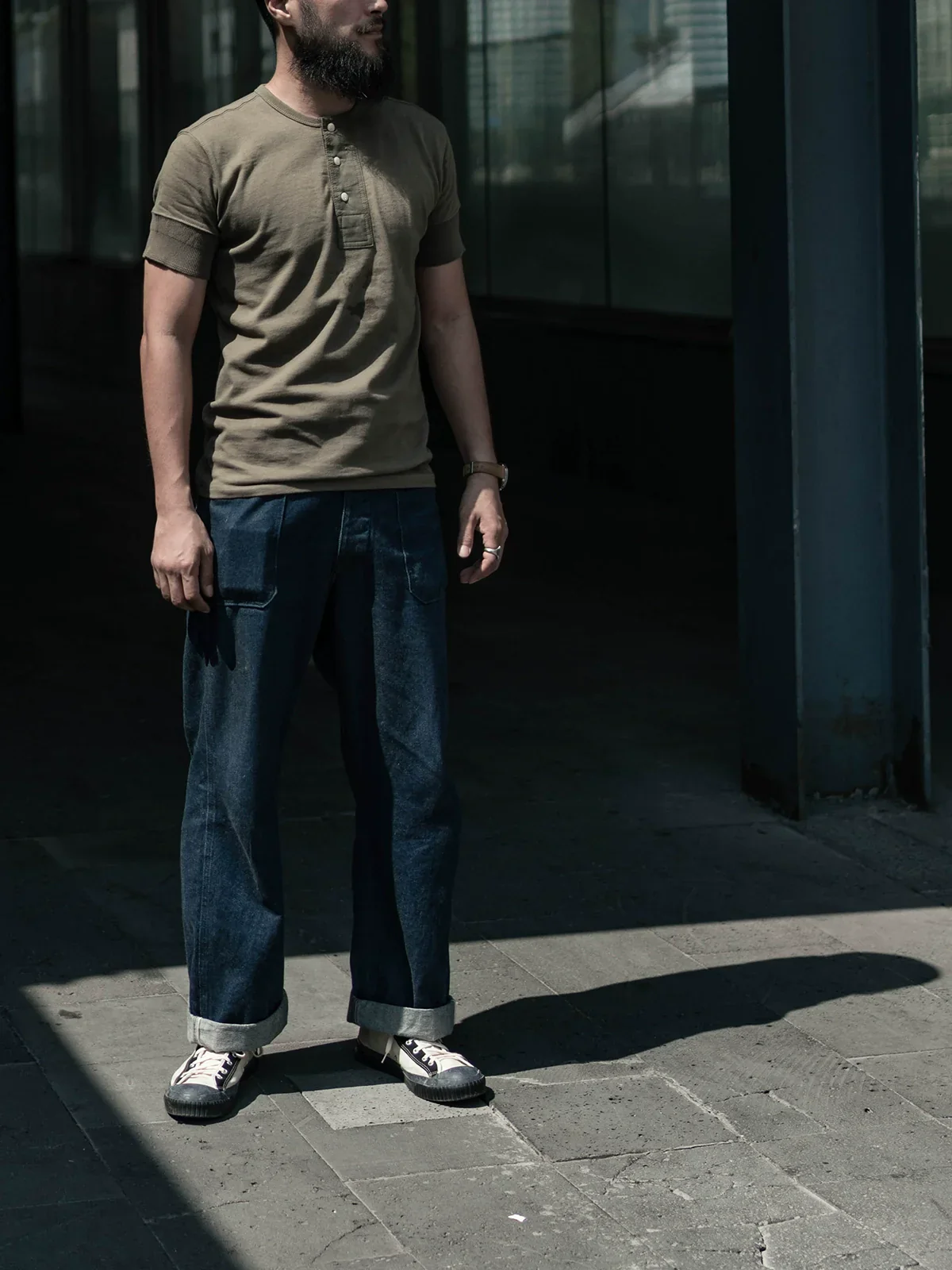 Retro Henley T-Shirt - Image 4