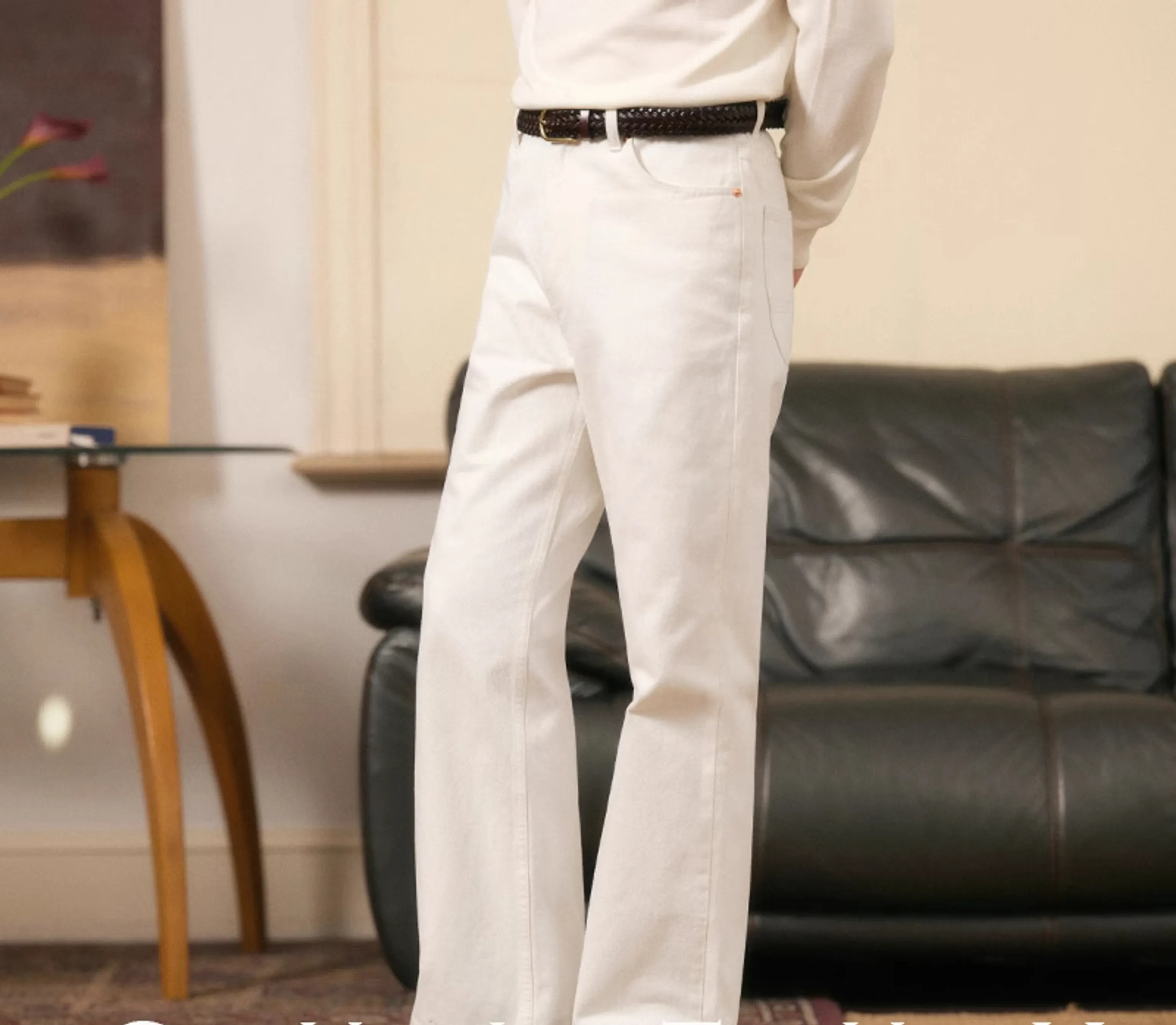 Retro High-Waisted Straight-Leg Jeans - Image 13