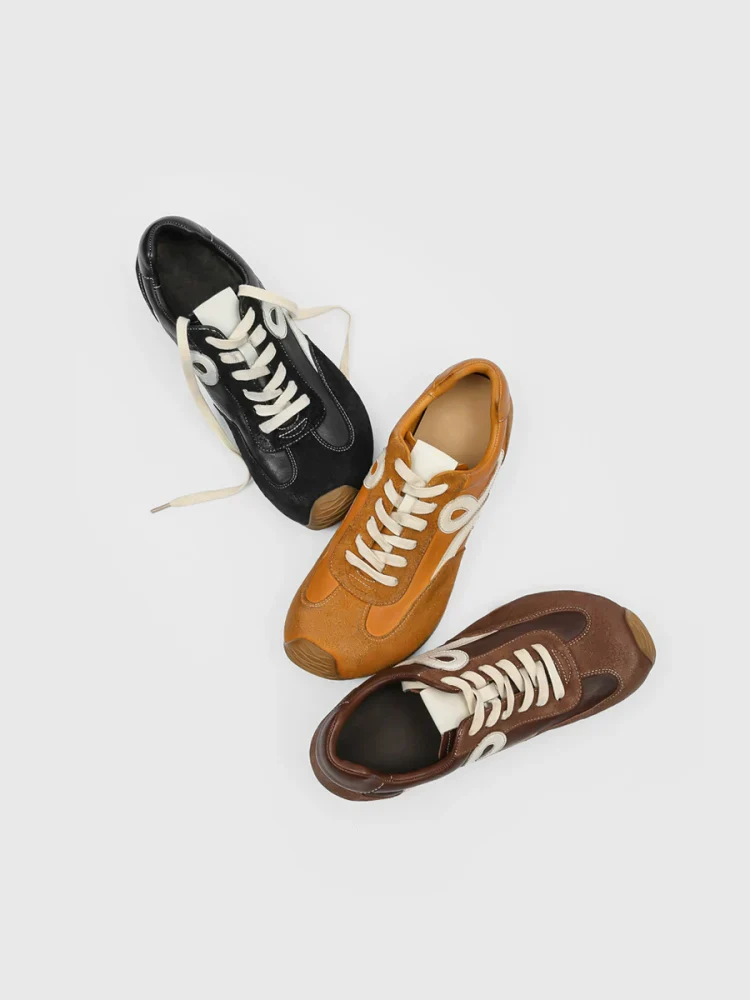 Retro Horse Leather Sneakers