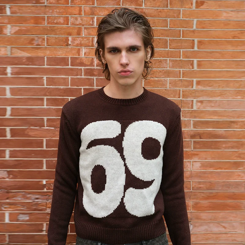 Retro Knitted Pullover Sweater