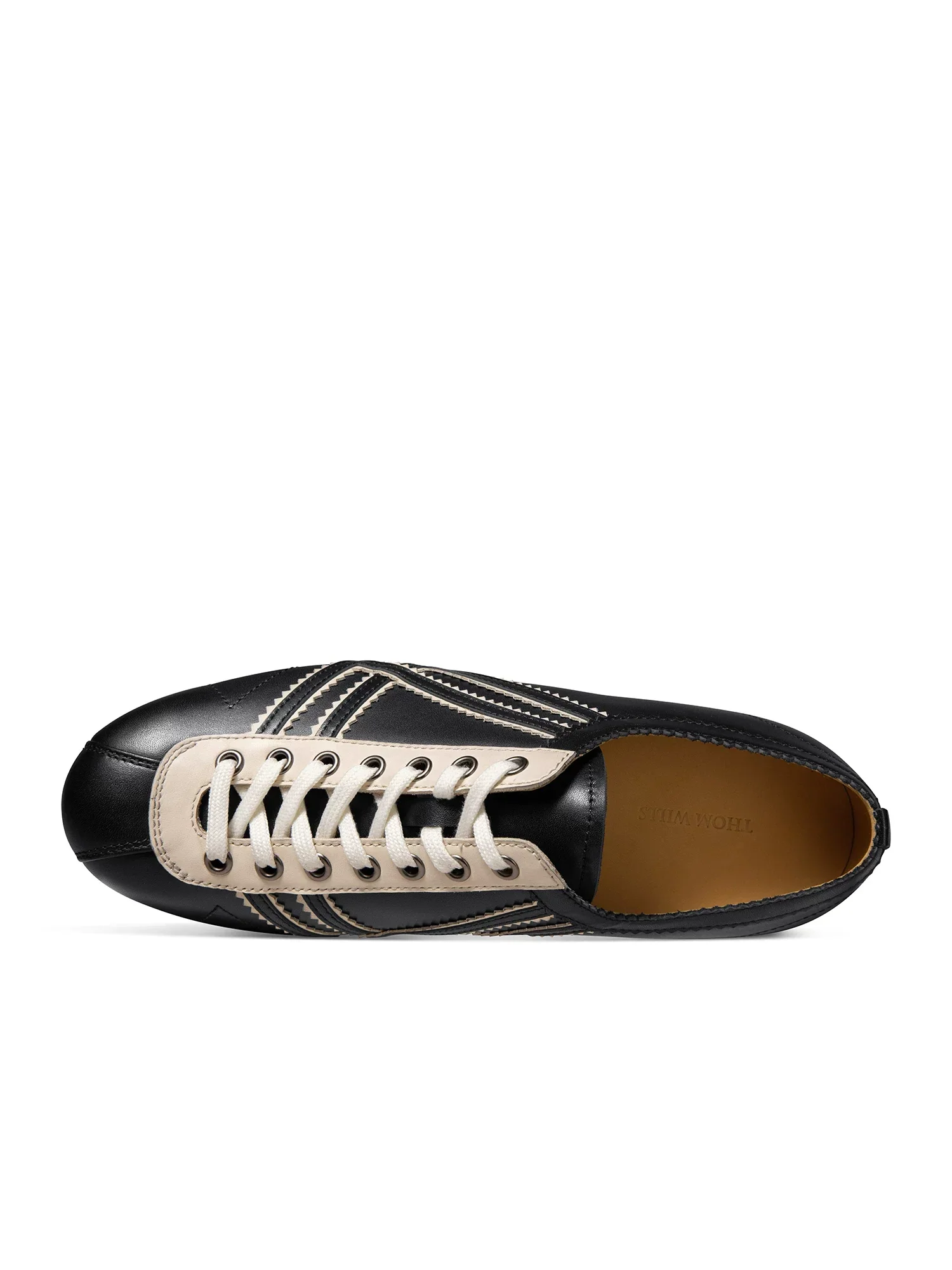 Retro Leather Bowling Sneaker