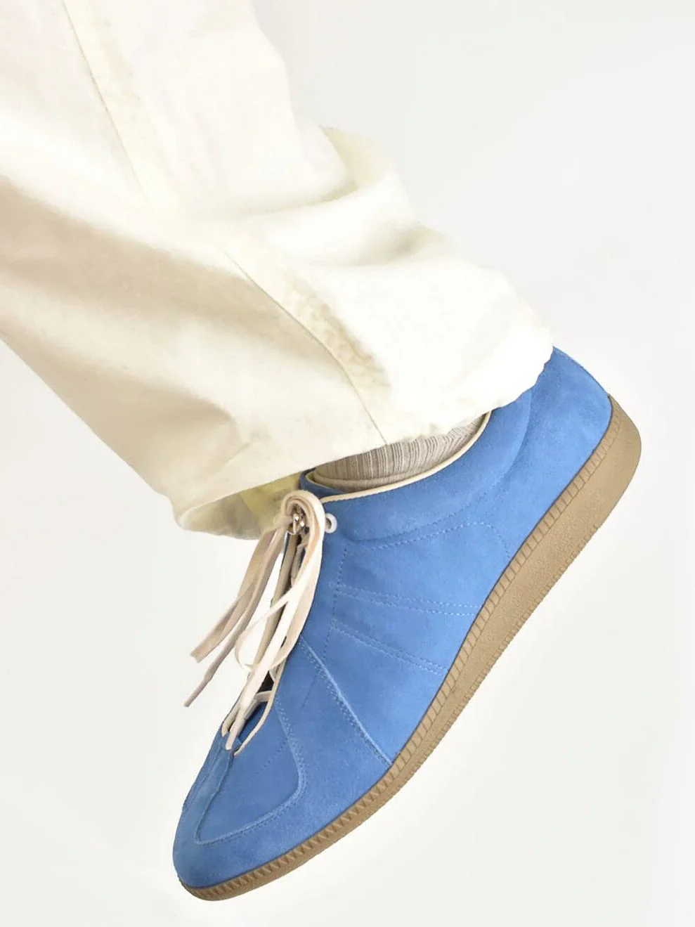 Retro Leather Trainer Sneakers - Image 2