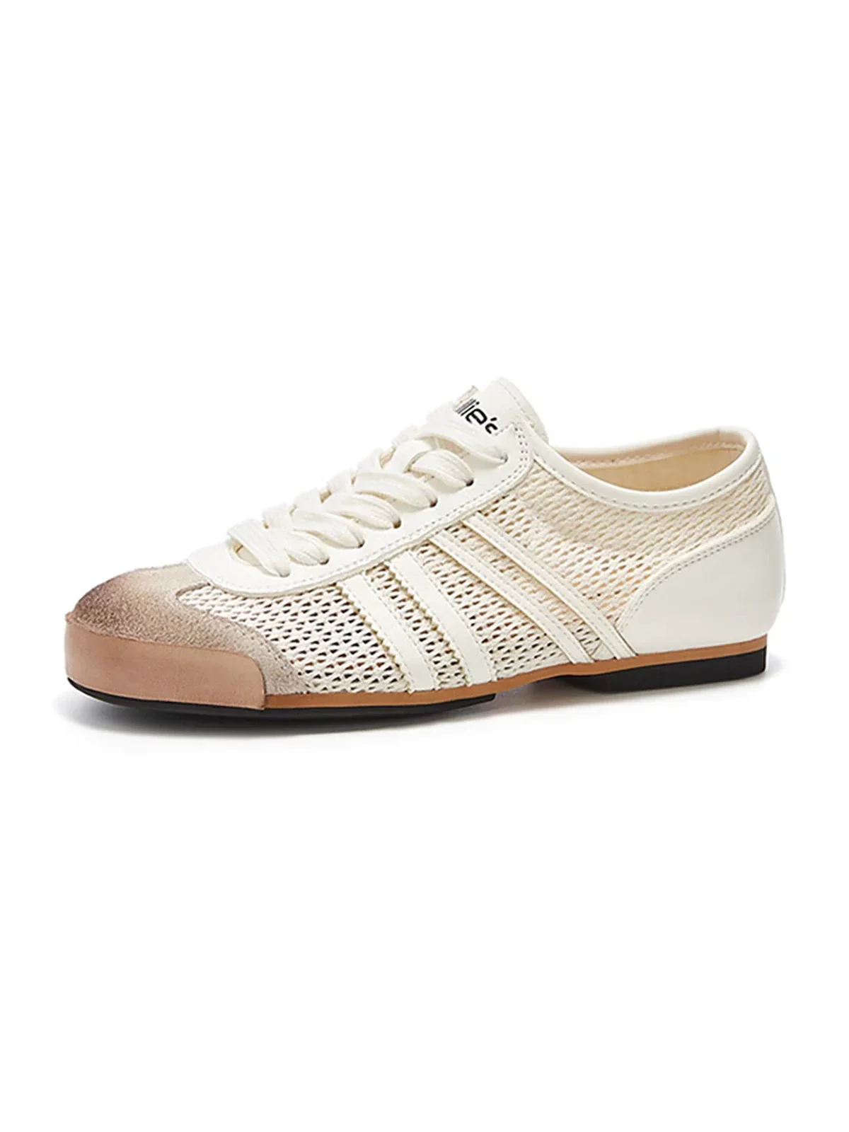 Retro Mesh Lace-Up Sneakers - Image 2