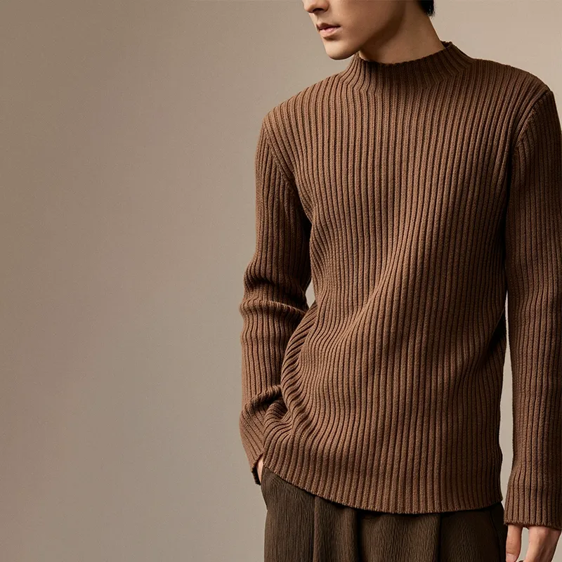 Retro Ribbed Knit Sweater - Image 5