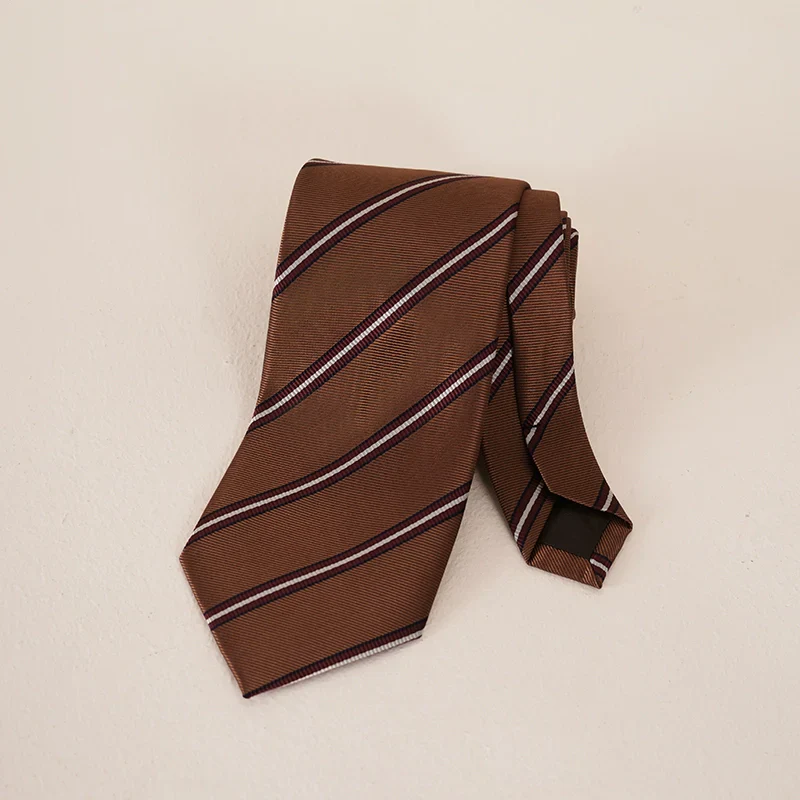 Retro Striped Twill Tie - Image 3