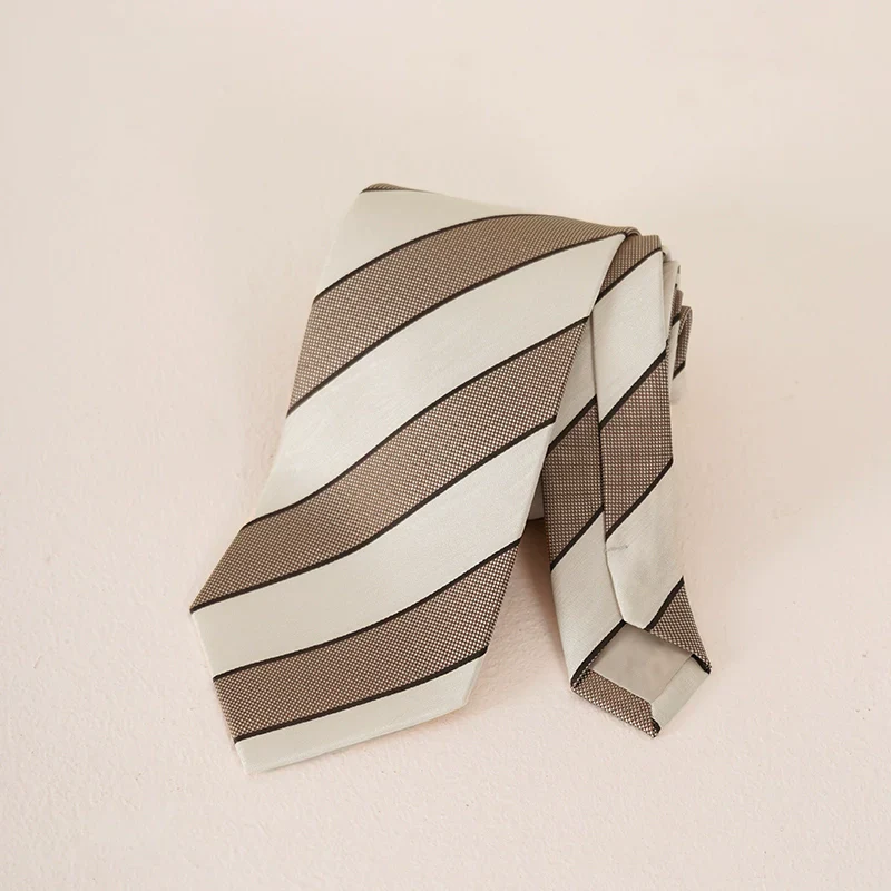 Retro Striped Twill Tie - Image 7